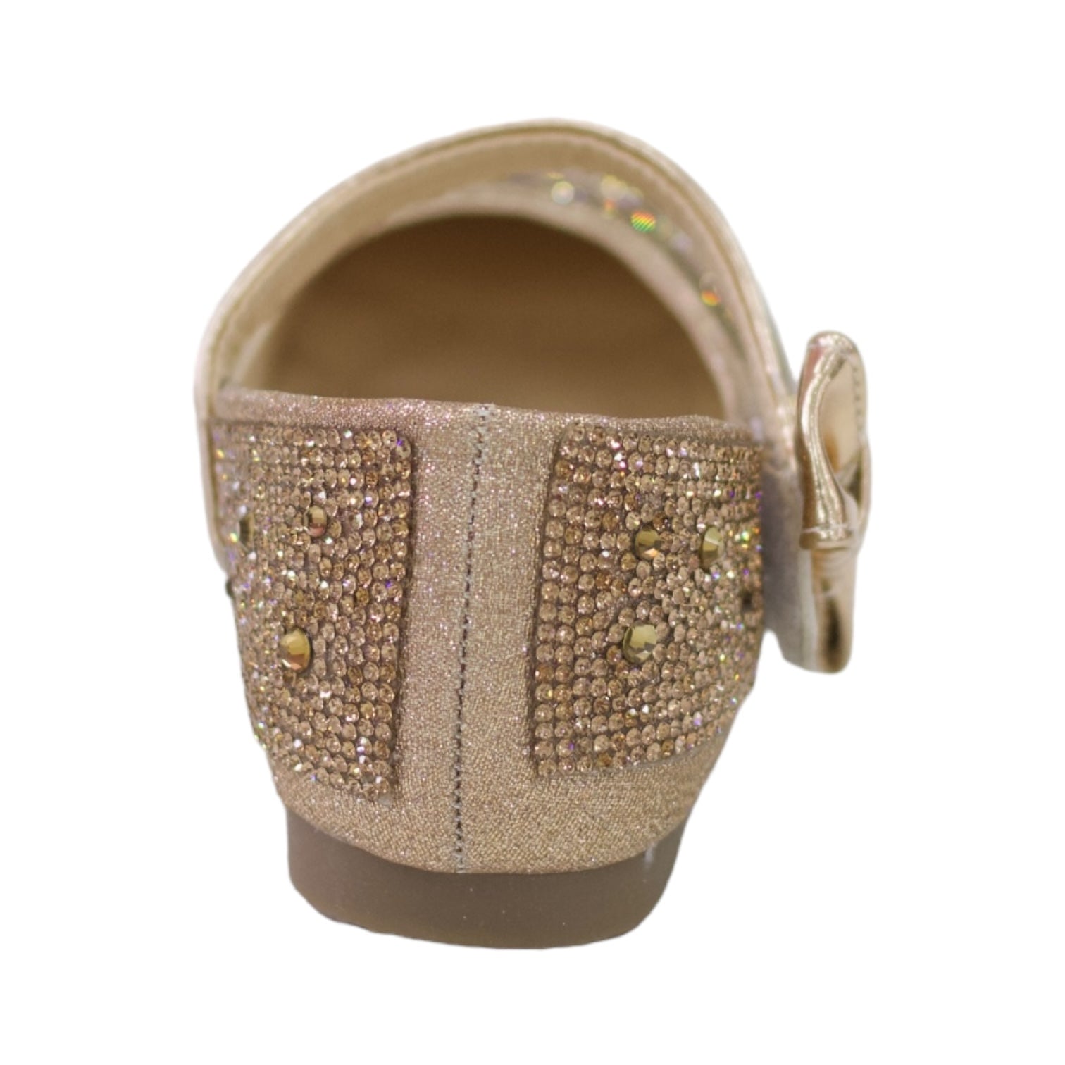 Saydee inf girls diamante ballarina champagne