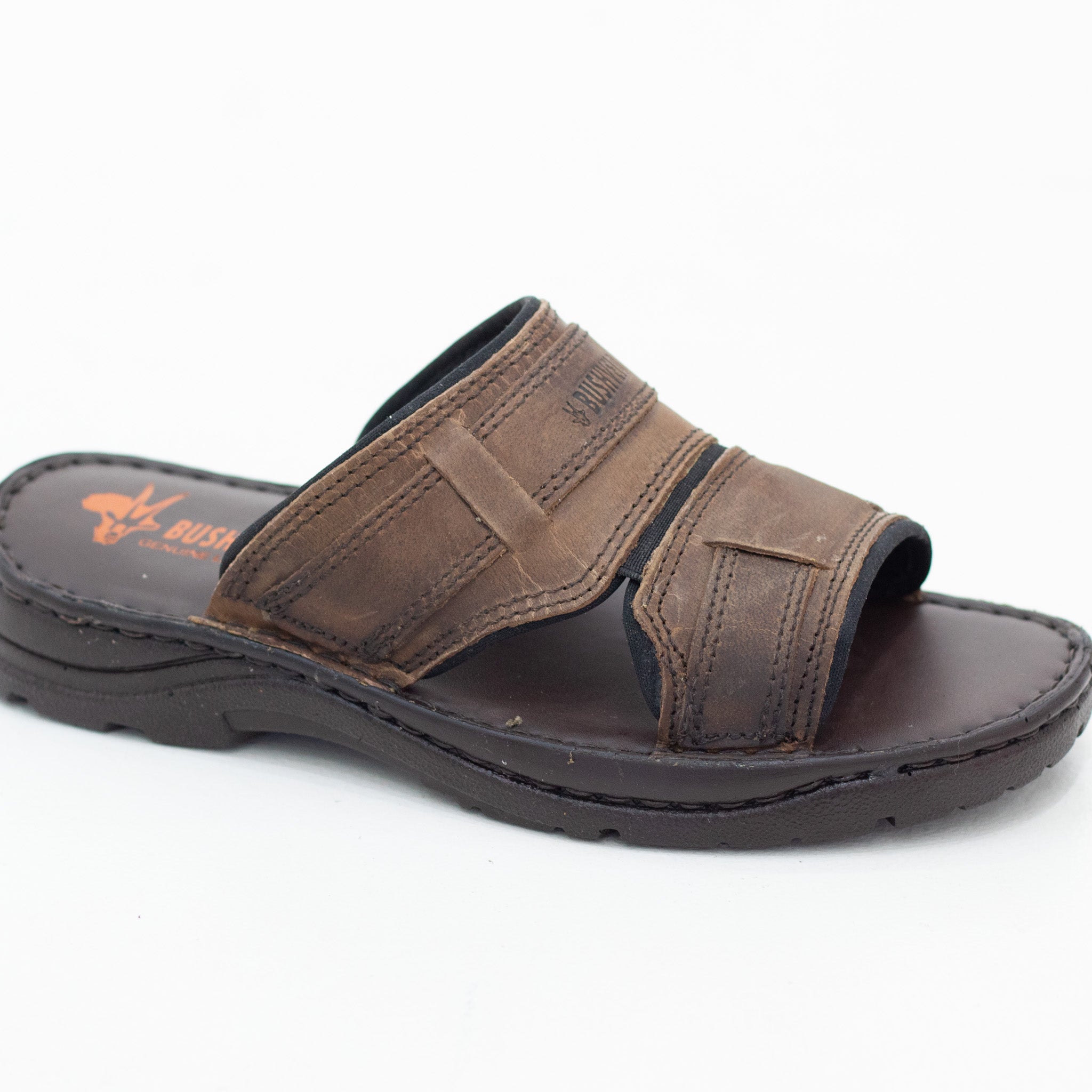 Bushveld mens genuine leather mule sandal