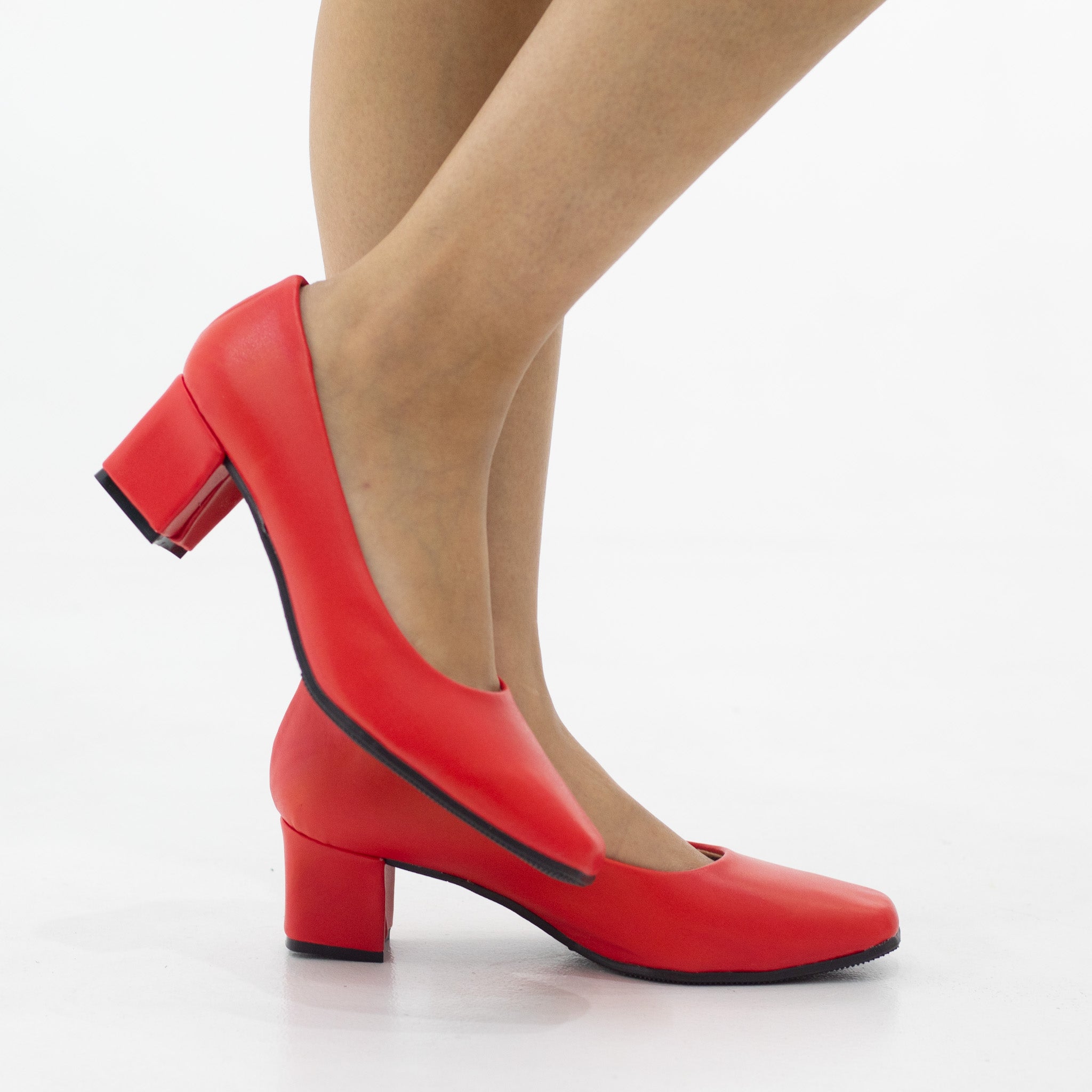 Local basic comfort 5.5cm heel court shoe