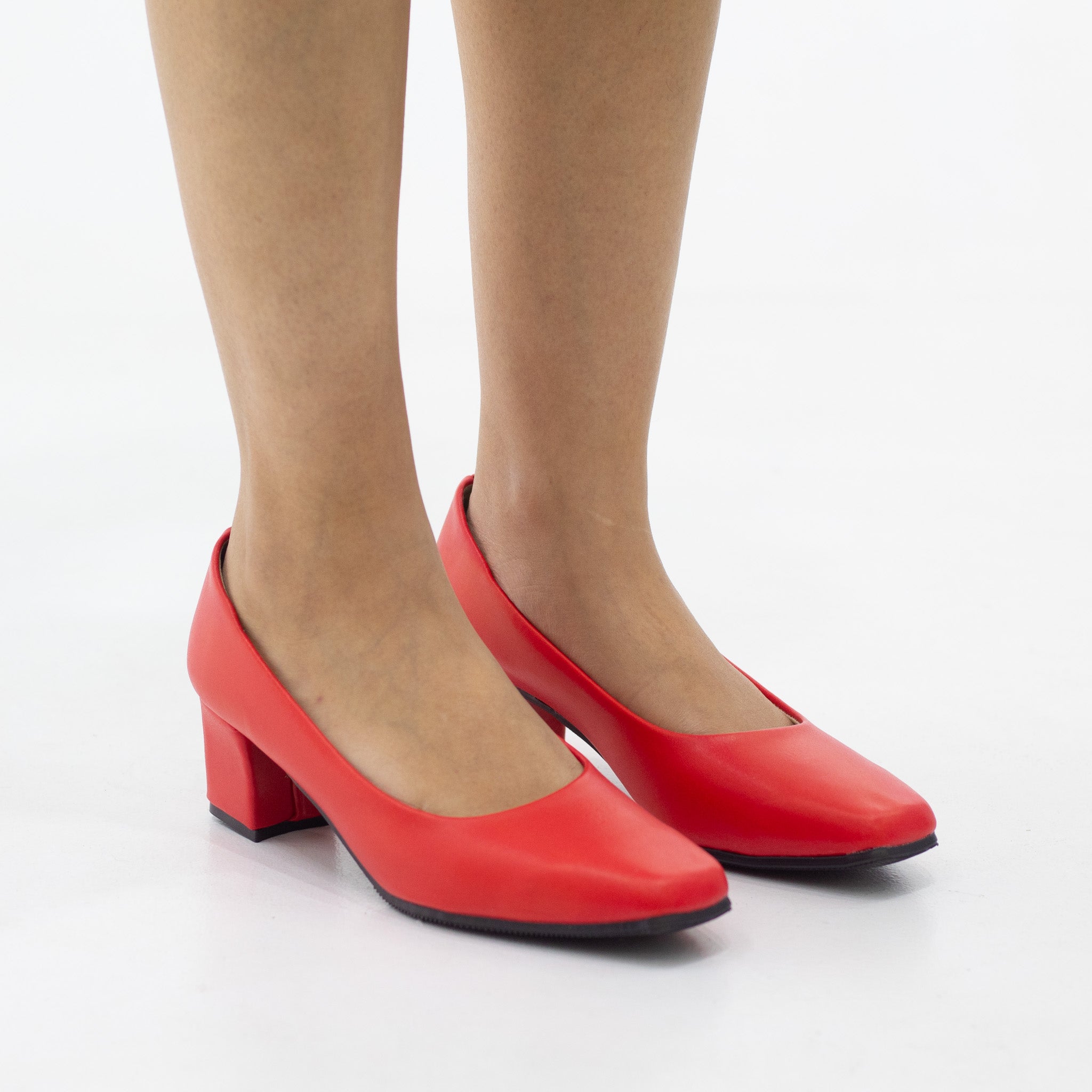 Local basic comfort 5.5cm heel court shoe