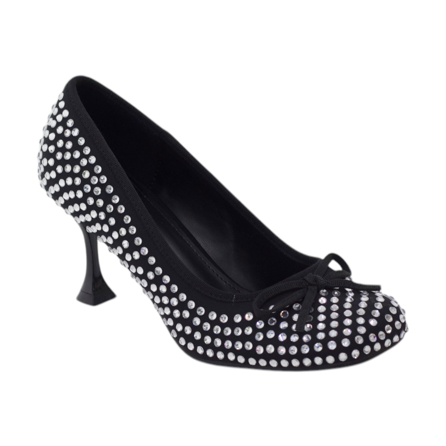 Agneta satin glamorous rhinestone adorned 7cm heel court