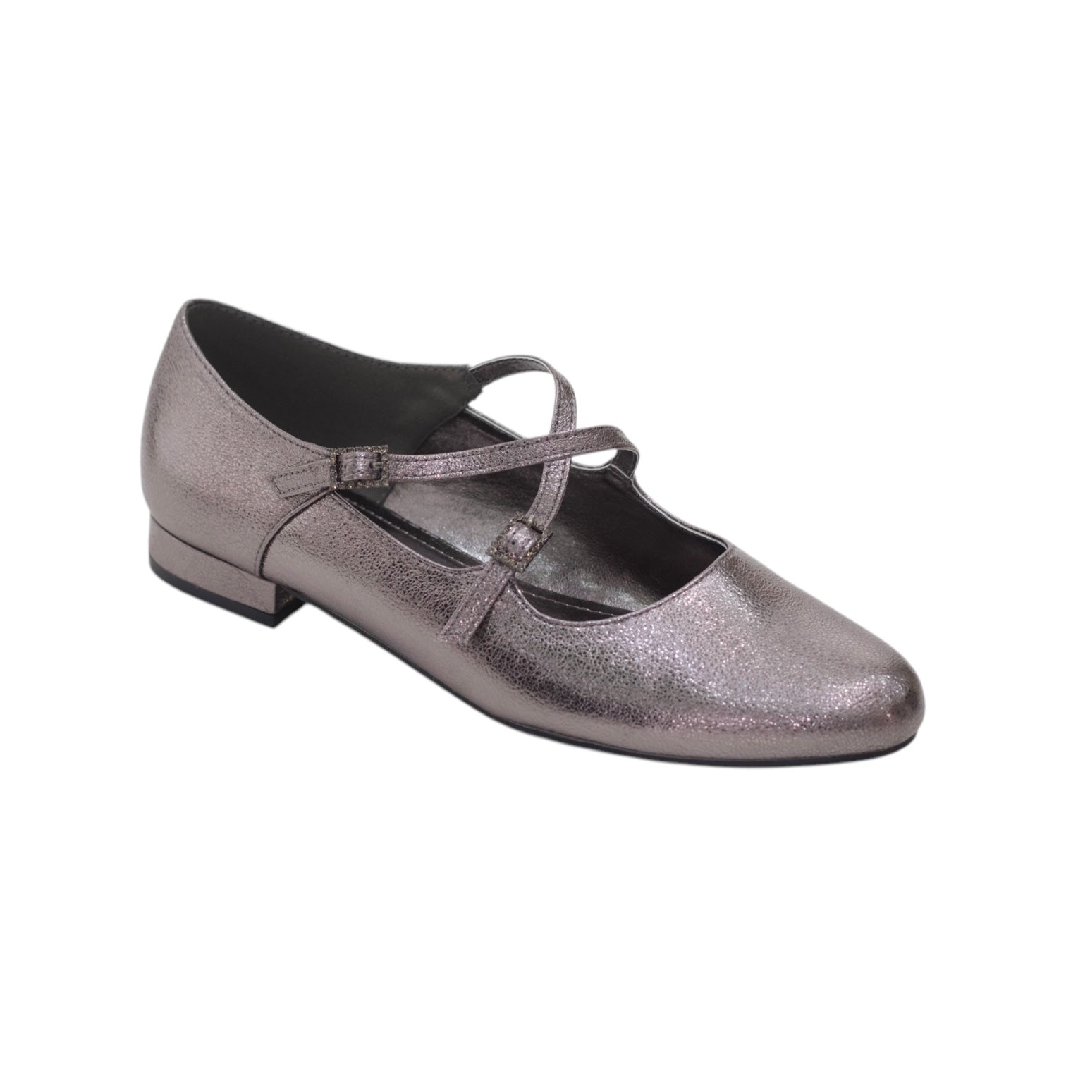 Lilja double band 1.5cm flat heel pump shoe