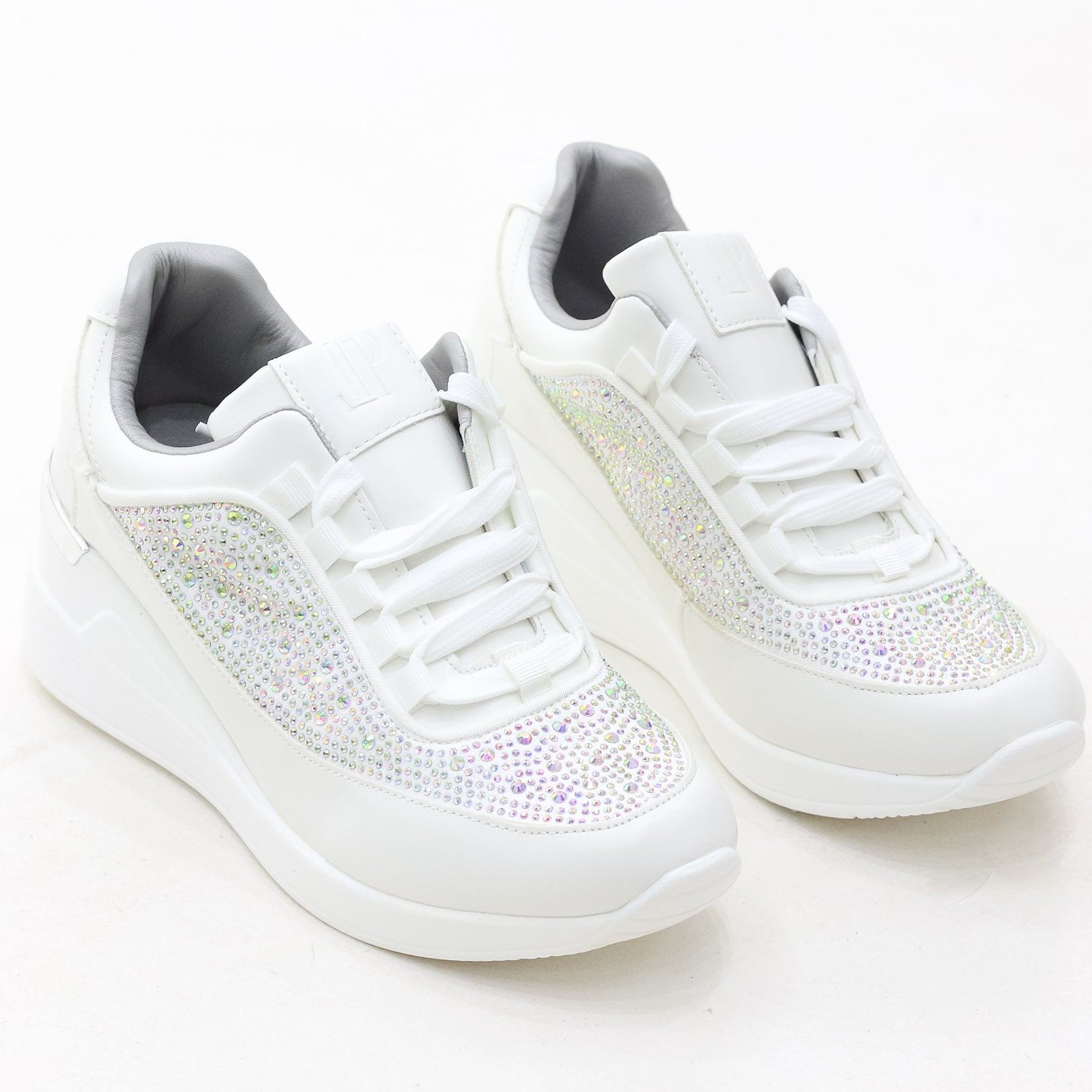 Almeda diamante embellished lace-up sneaker