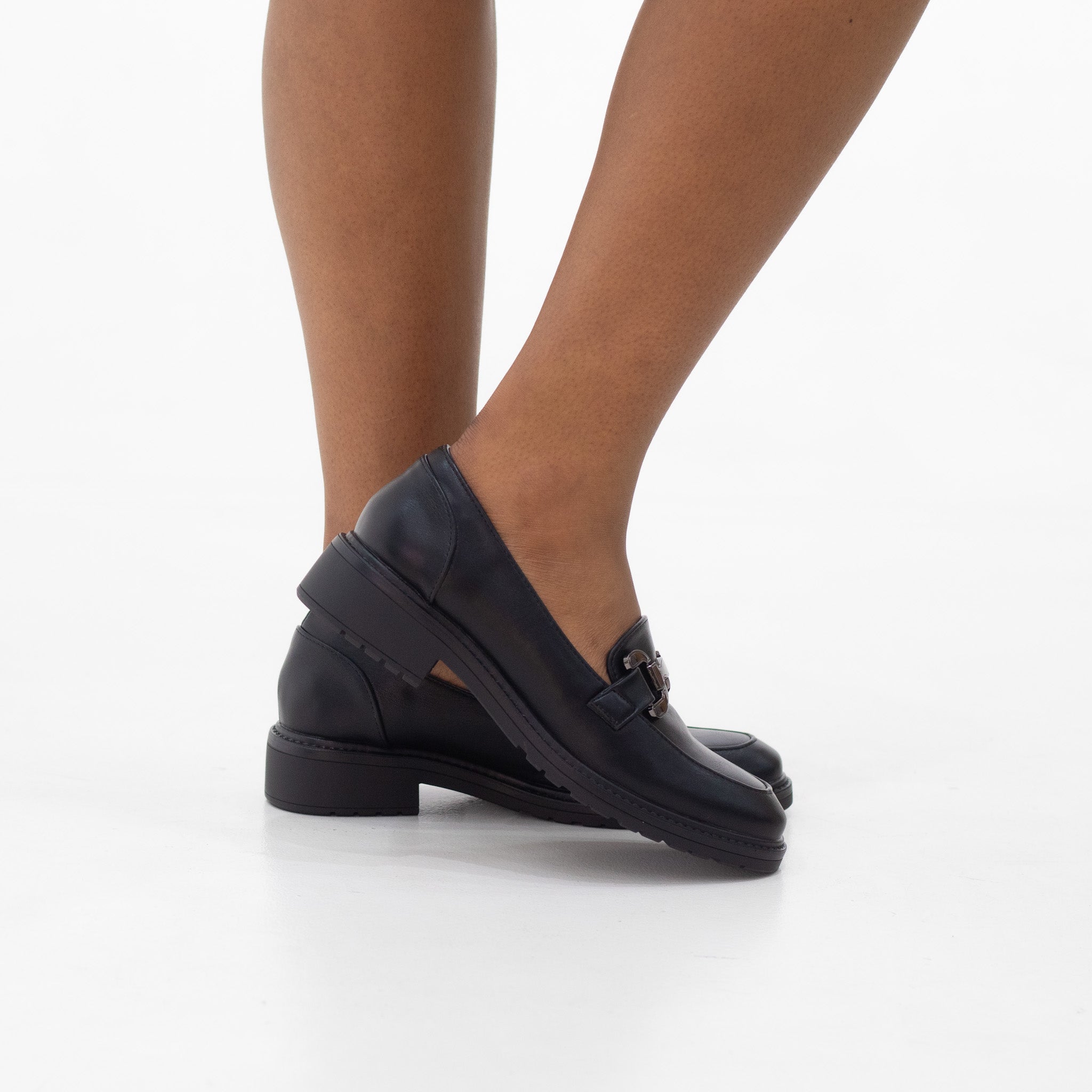 River loafer silver trim