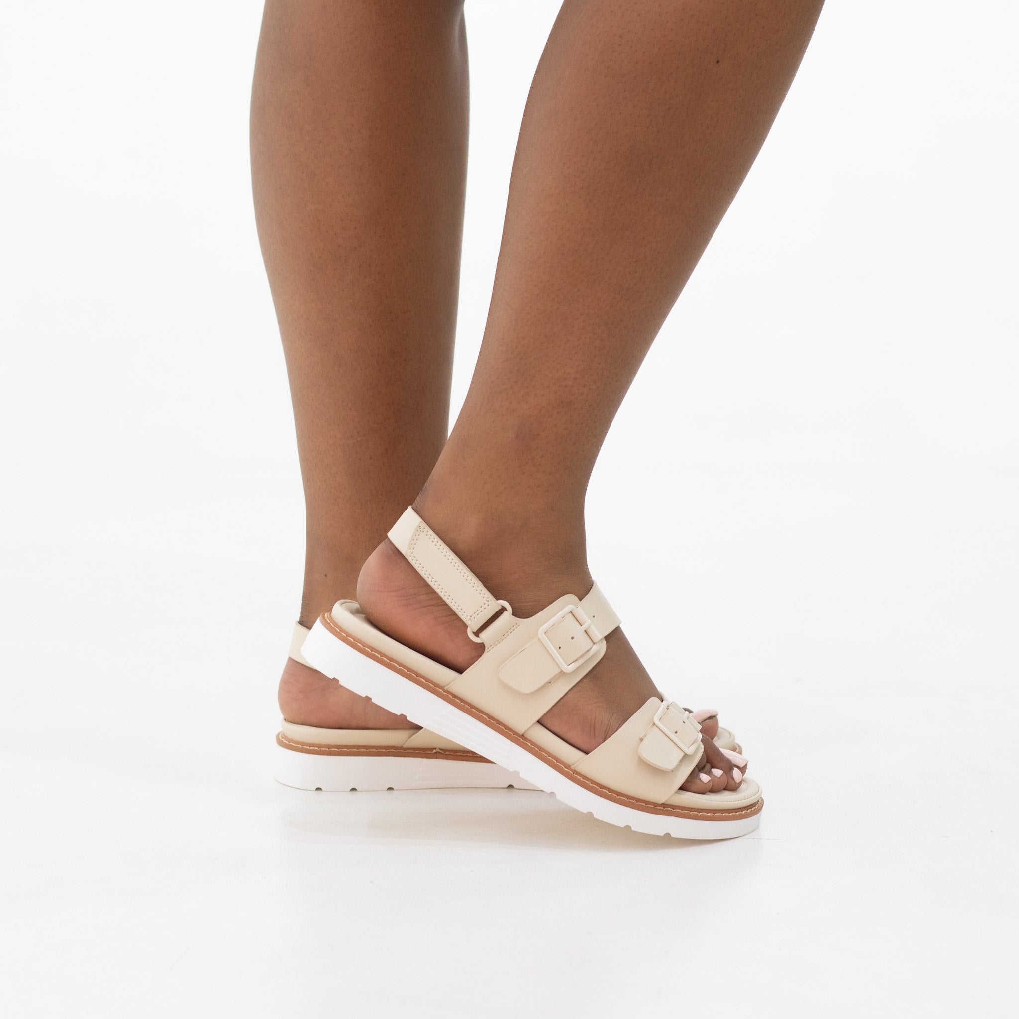 Yuka flat 2 band comfort sandal