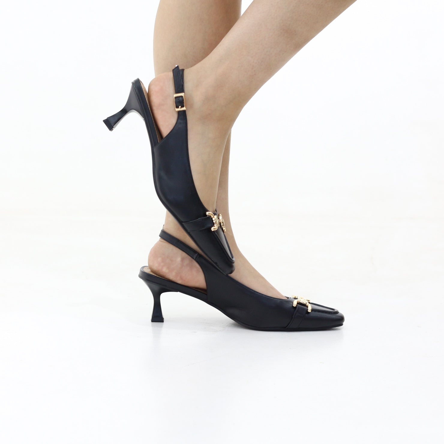 Remie low kitten 5.5cm heel with slingback strap