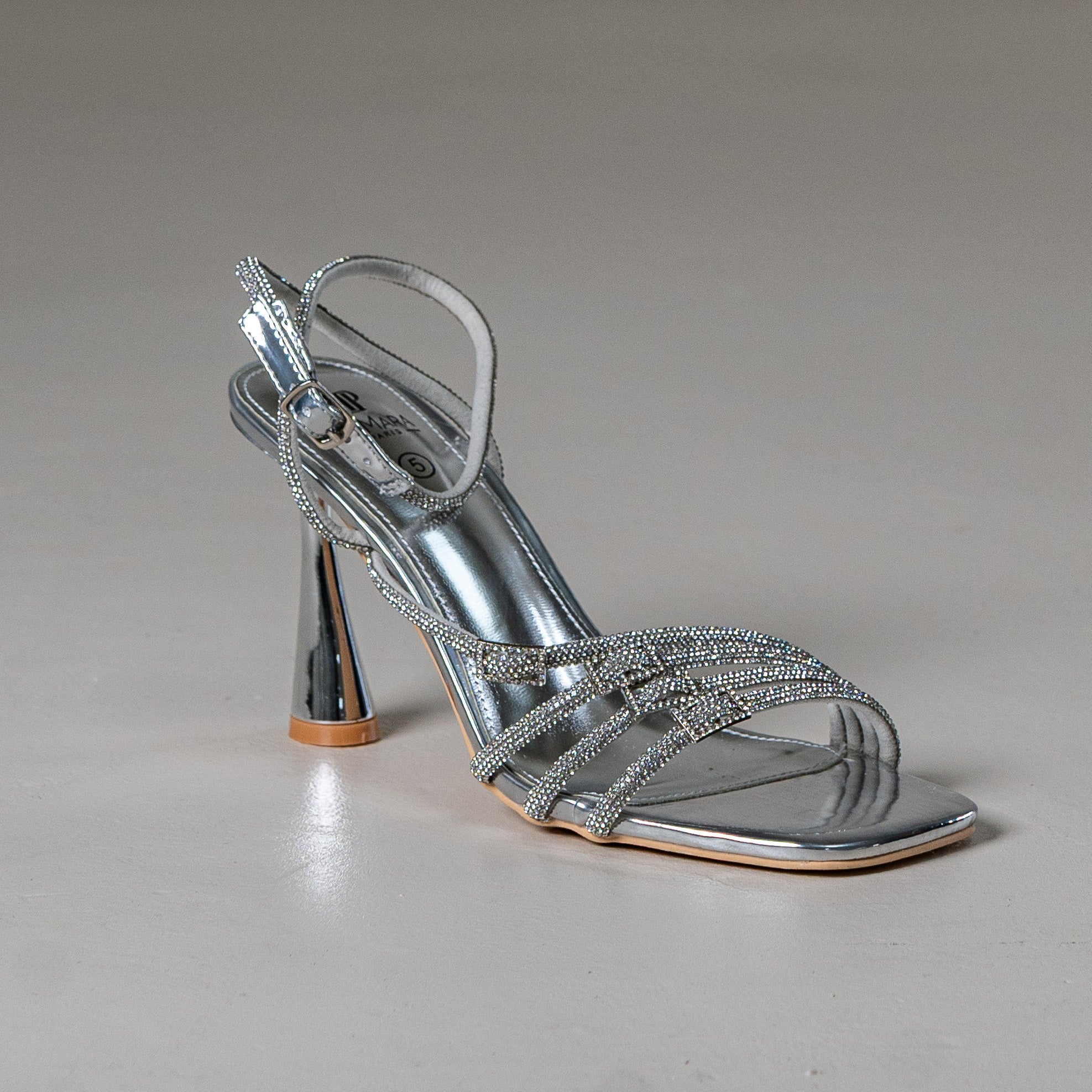 Senna strappy 9cm high heel sandal