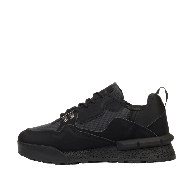 Urbanart PLAY3 faux nubuck / print black men’s sneakers