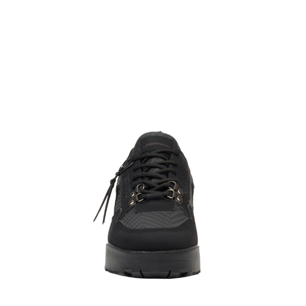 Urbanart PLAY3 faux nubuck / print black men’s sneakers