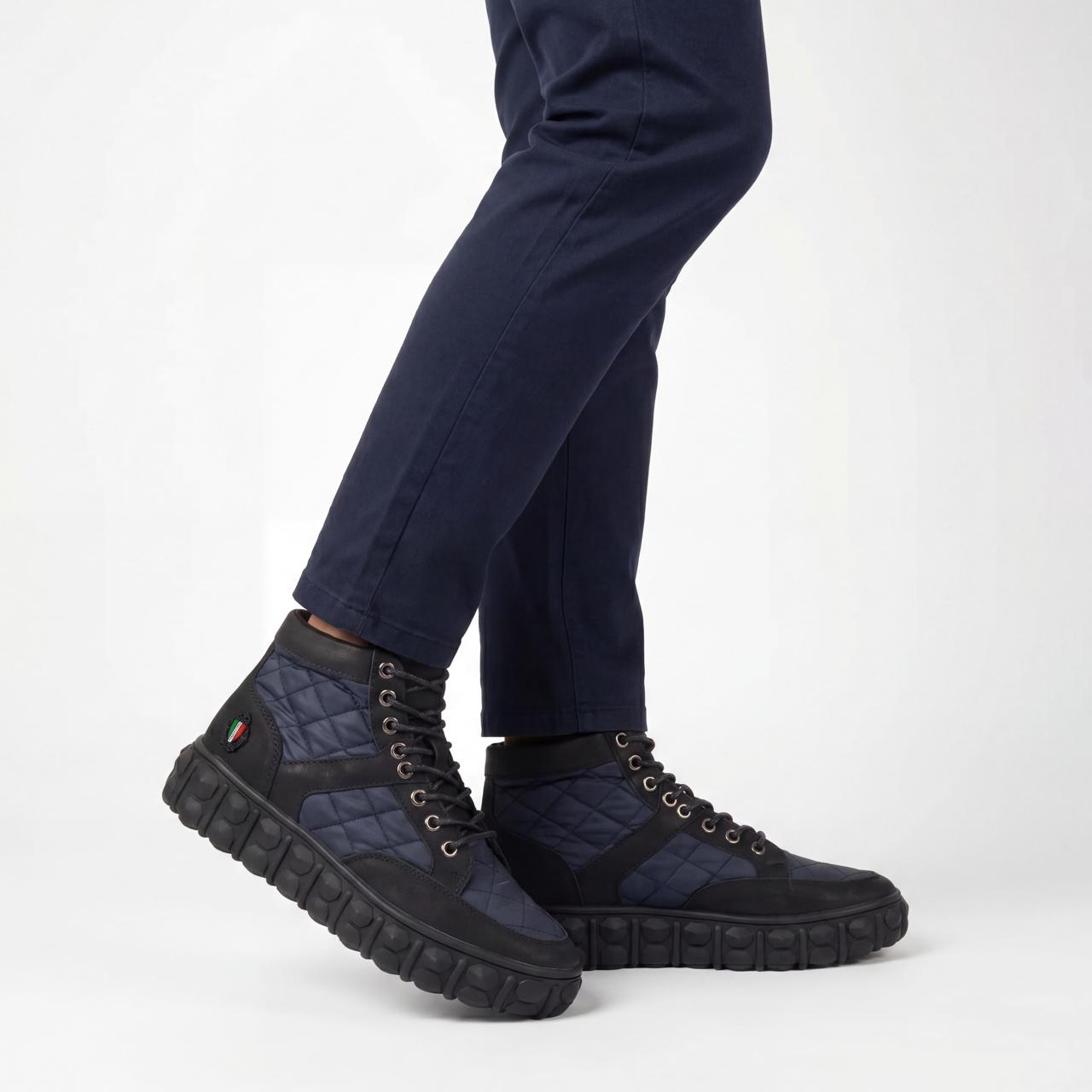 Mazerata Pigale8 faux nubuck men's sneakers
