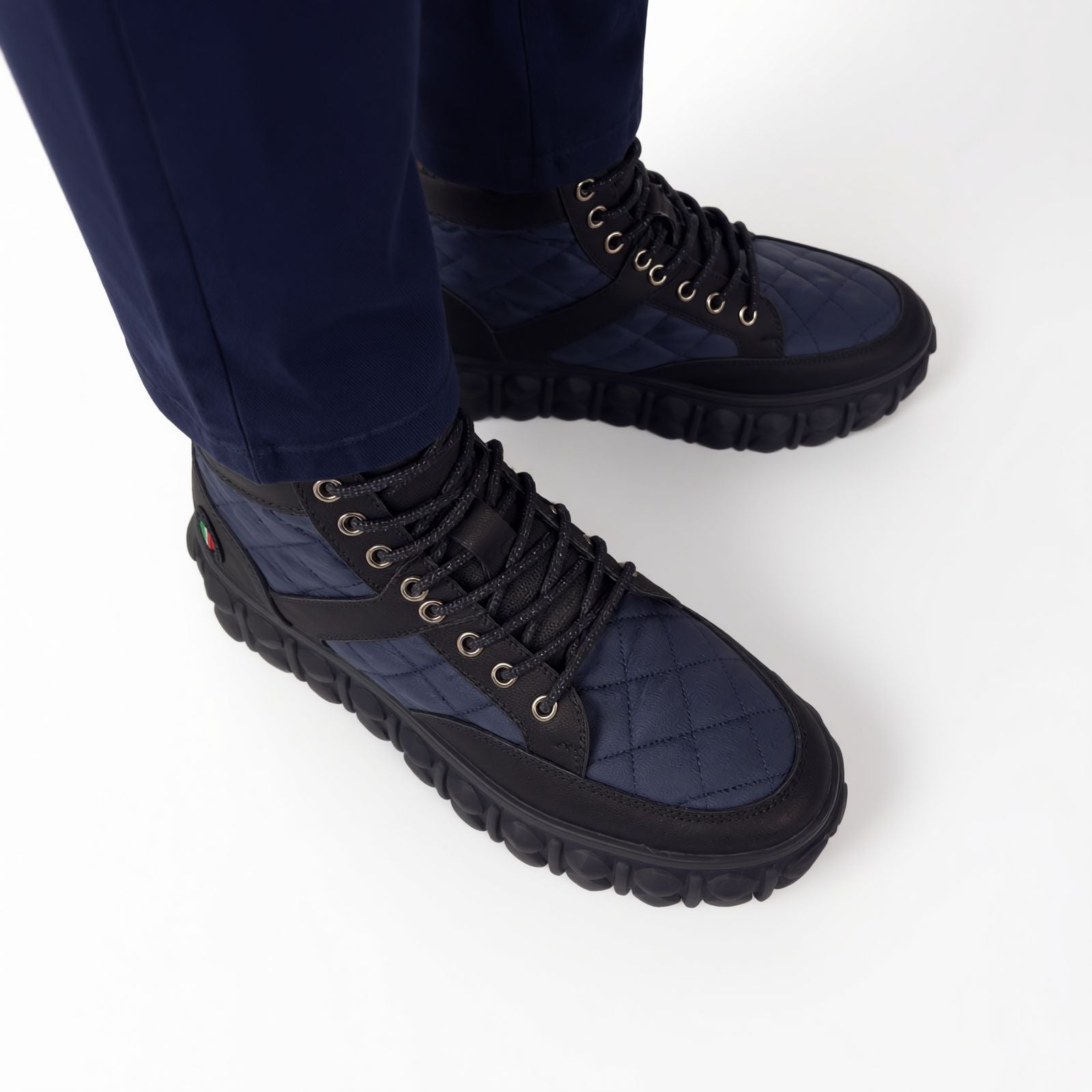 Mazerata Pigale8 faux nubuck men's sneakers