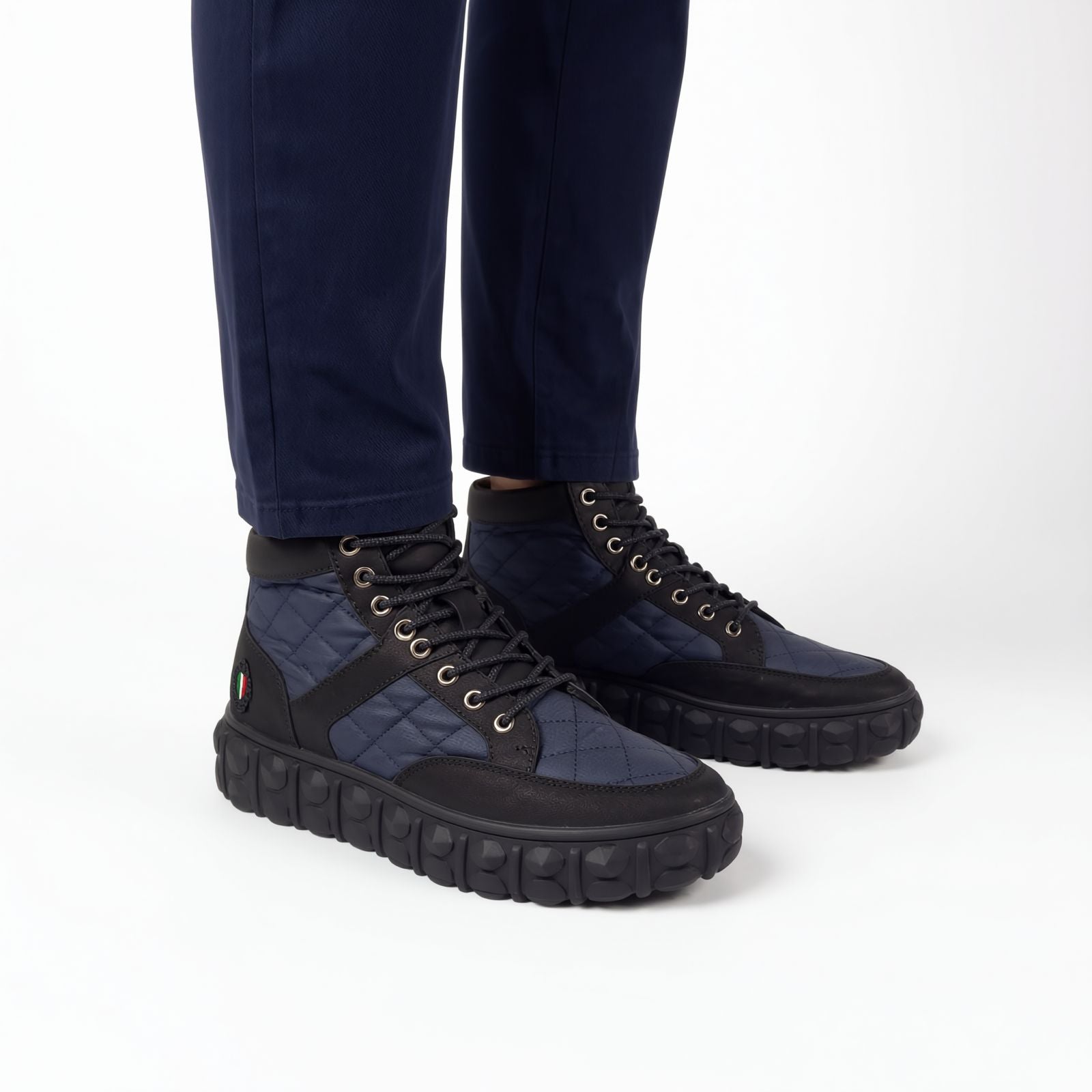 Mazerata Pigale8 faux nubuck men's sneakers