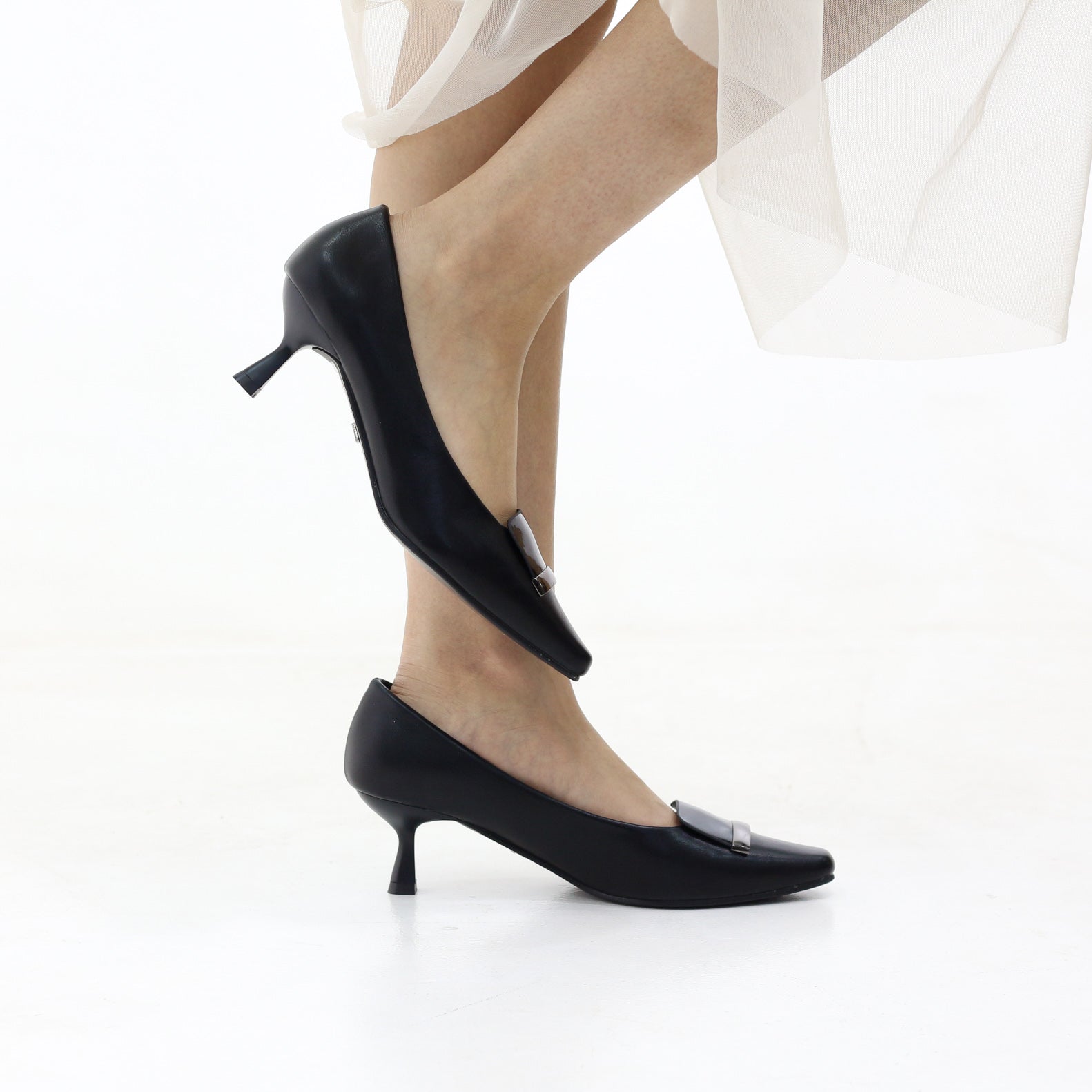 Cadenza women's 6cm heel with metallic trim