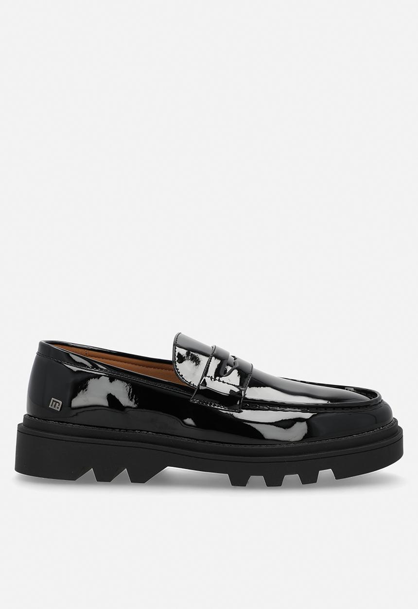 Mazerata Vinchey69 faux patent men's shoes