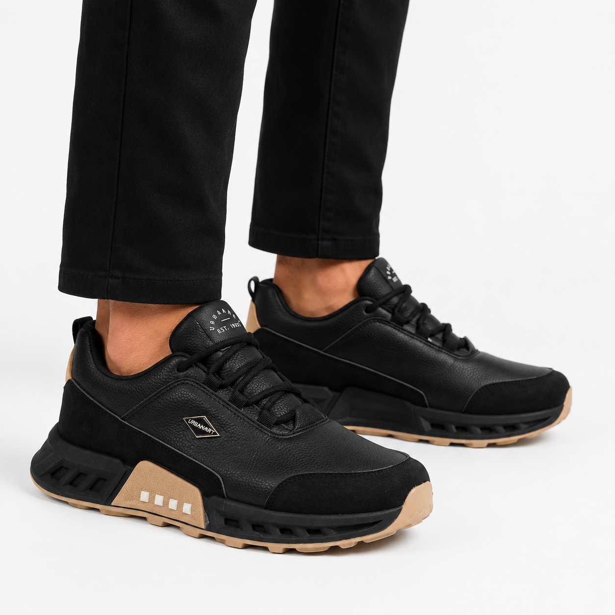 Urbanart Blade1 faux nubuck/ canvas men's sneakers
