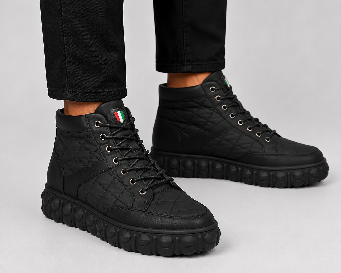 Mazerata Pigale9 faux nubuck men's sneakers