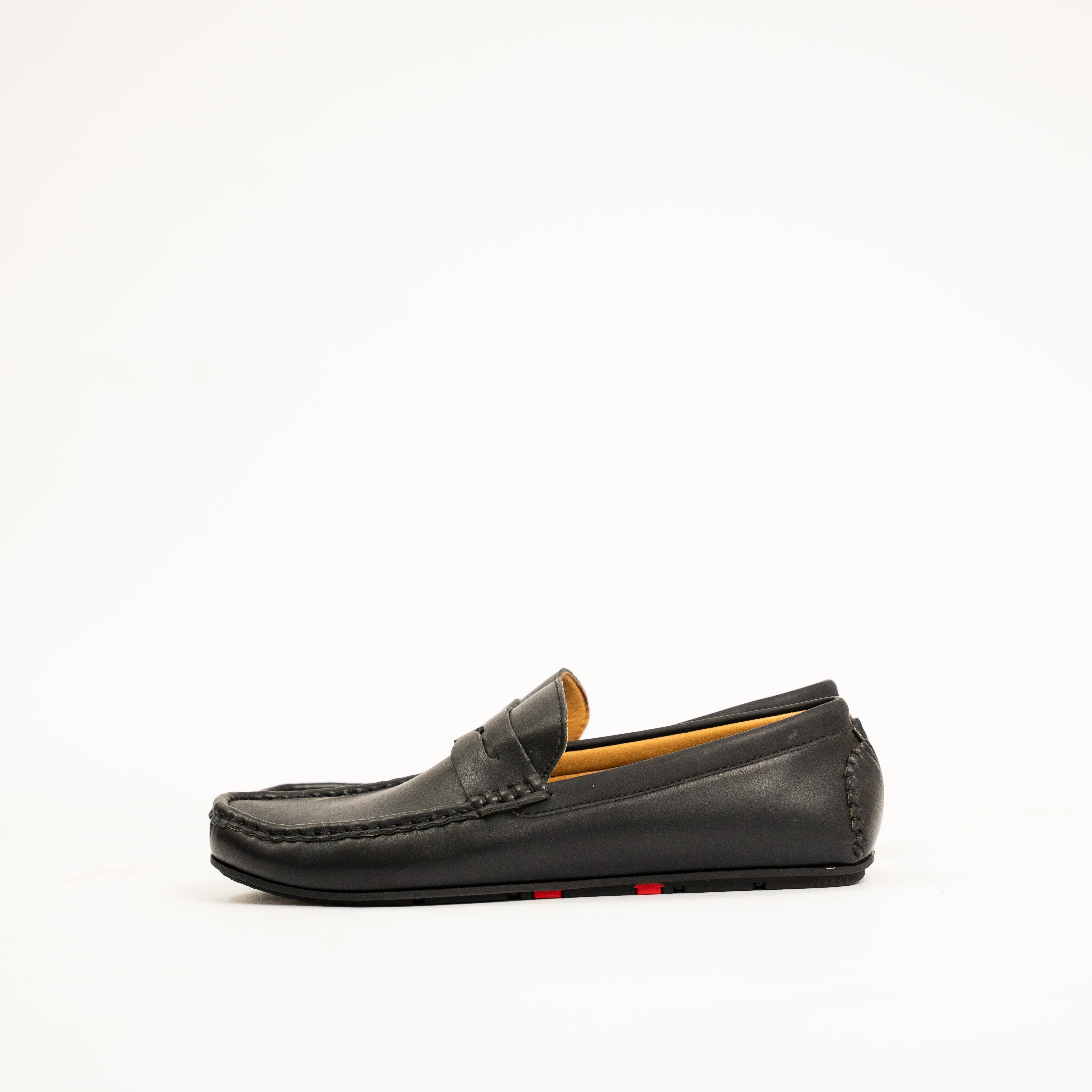 Grant men classic leather penny loafers