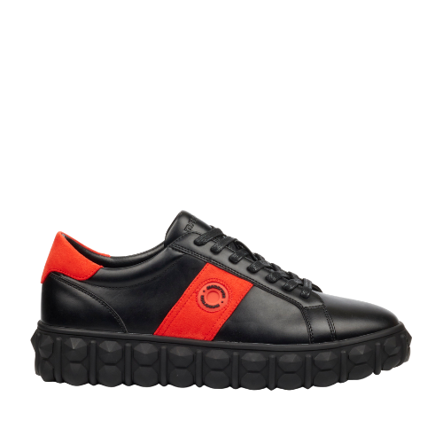 Mazerata Pigale29 faux wax/faux suede men's sneaker
