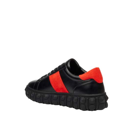 Mazerata Pigale29 faux wax/faux suede men's sneaker