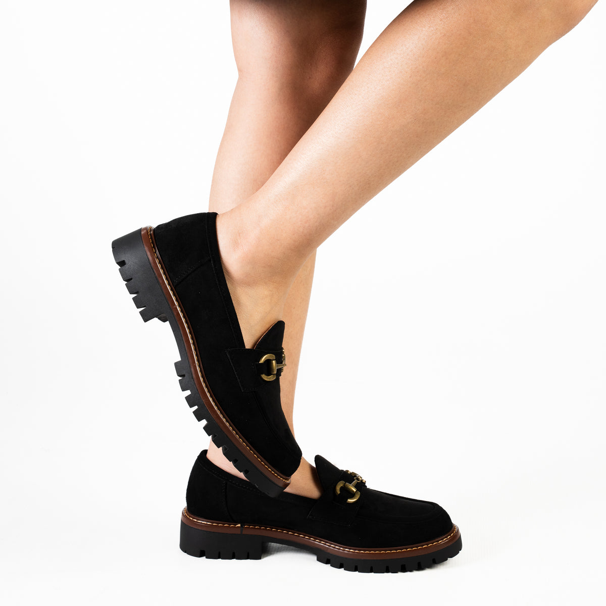 Dolce women’s classic leather loafers with tassels