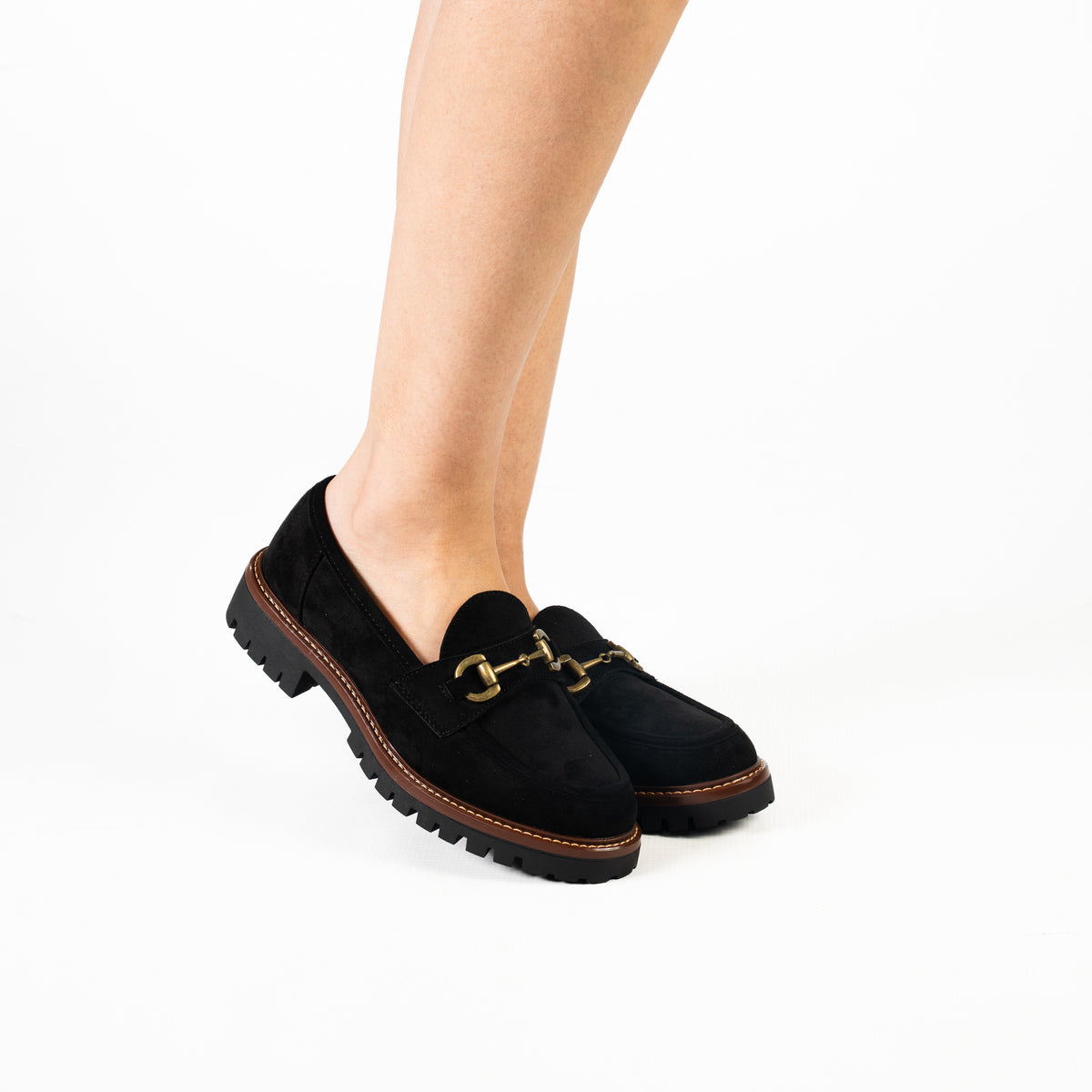 Dolce women’s classic leather loafers with tassels