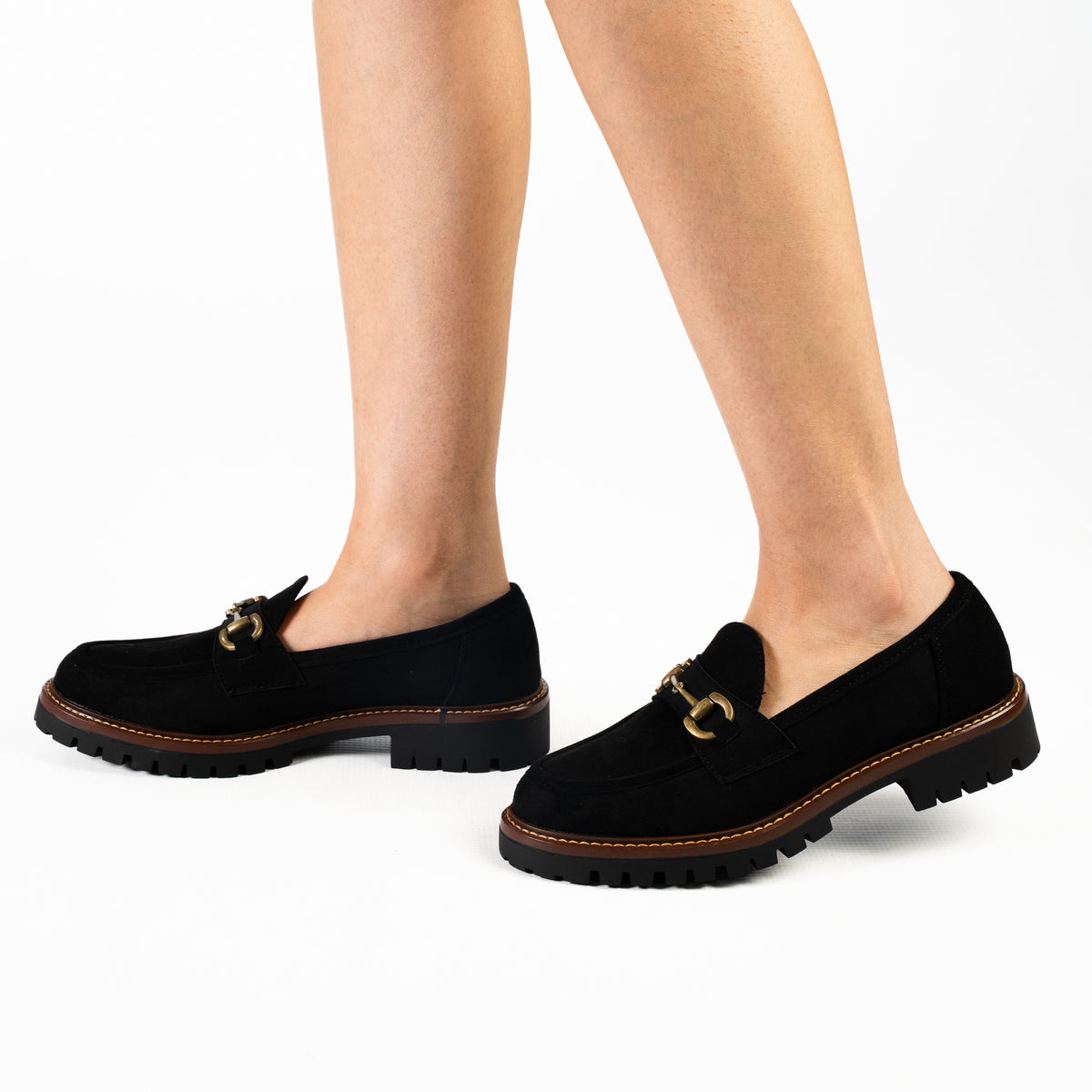 Dolce women’s classic leather loafers with tassels