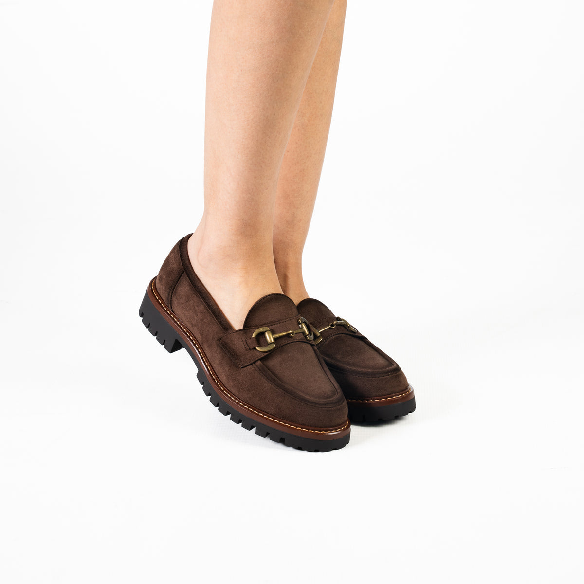 Dolce women’s classic leather loafers with tassels