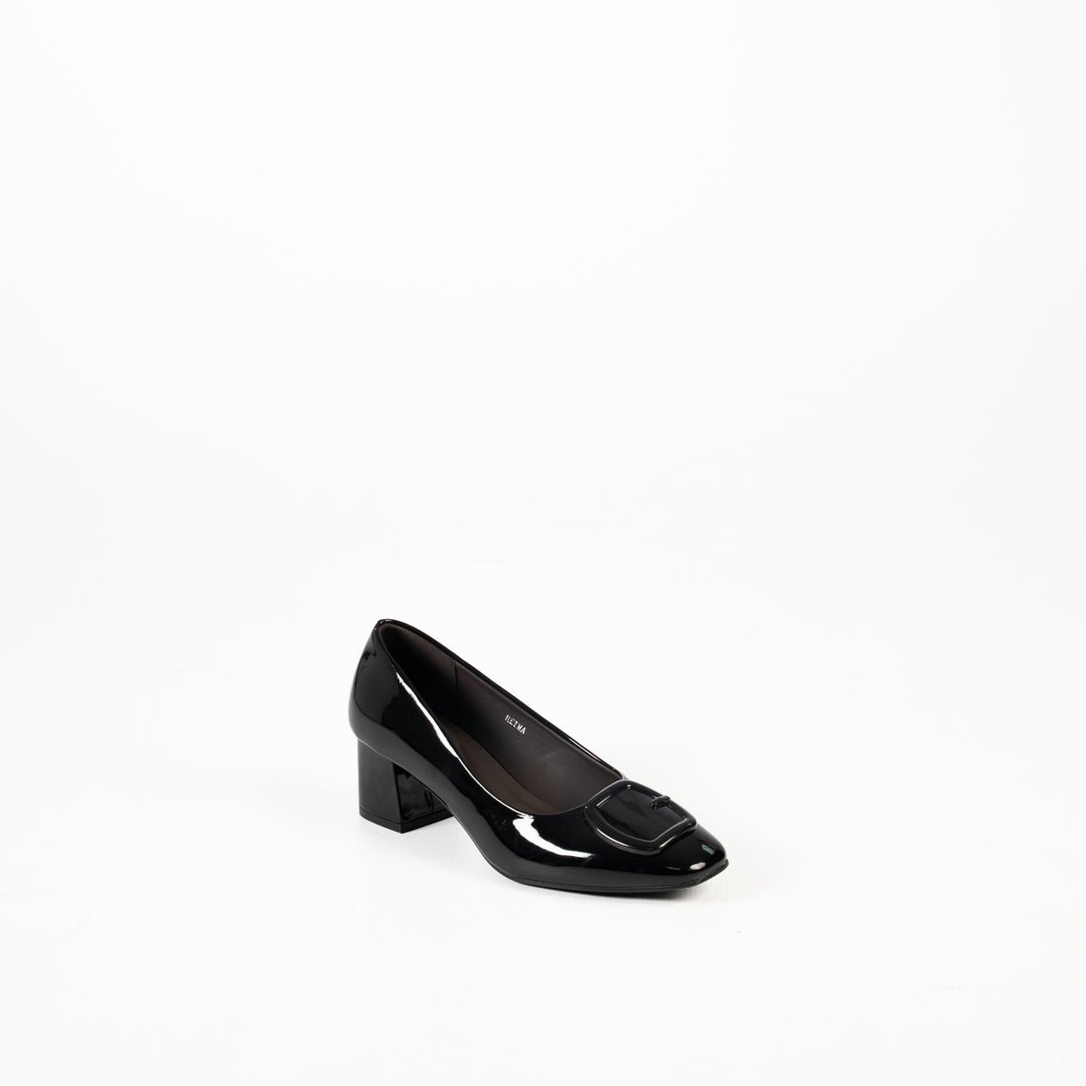Reima women’s patent pointed-toe loafer with kitten heel