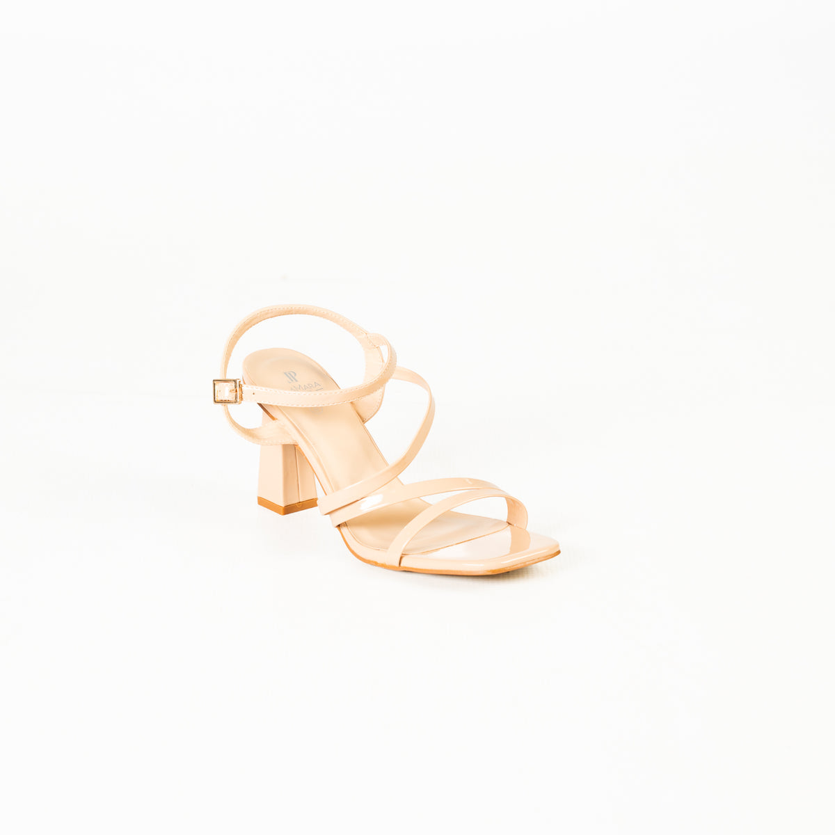 Inya women's strappy block-heel sandals with buckle closure