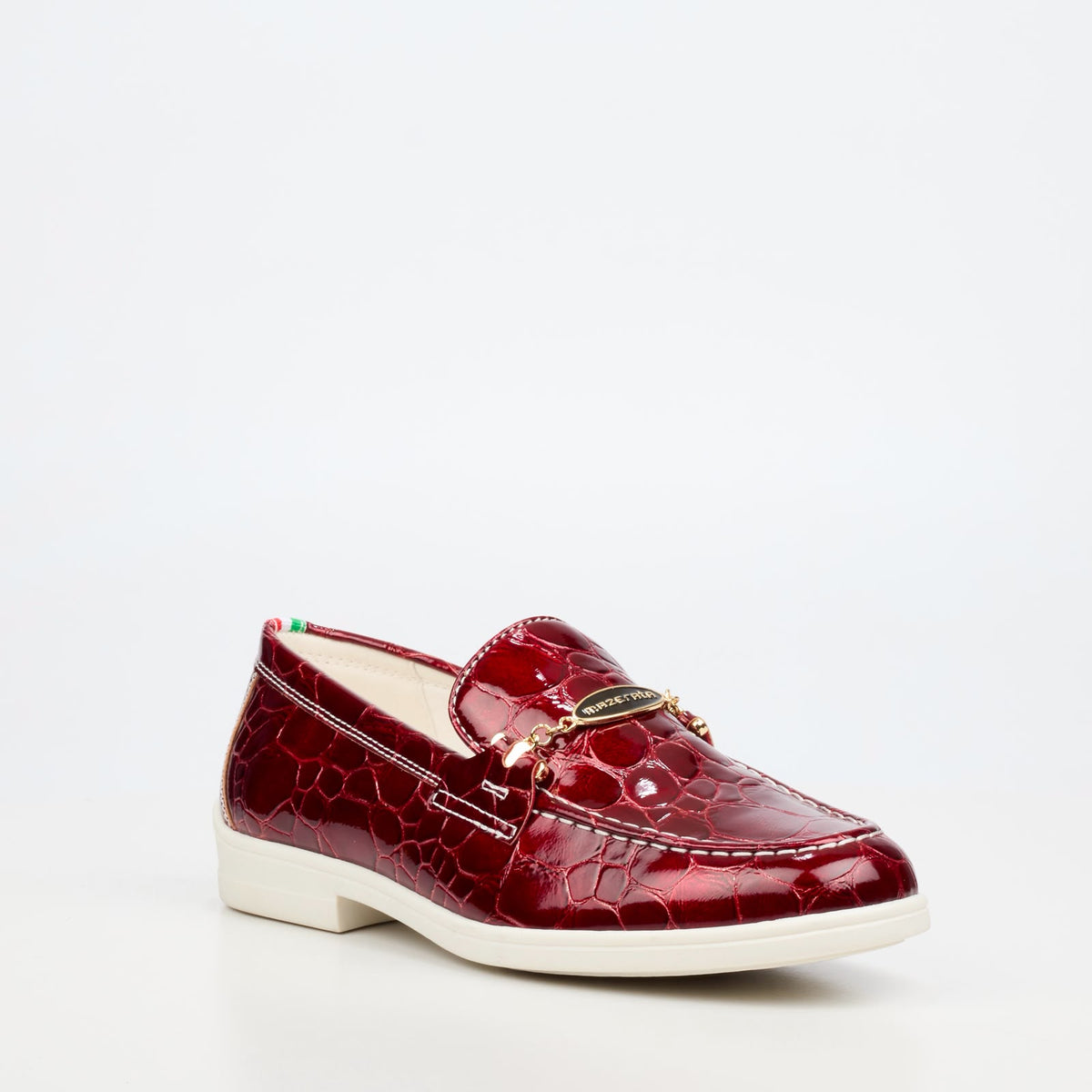 Mazerata Biter01 faux croc / faux patent men's shoe