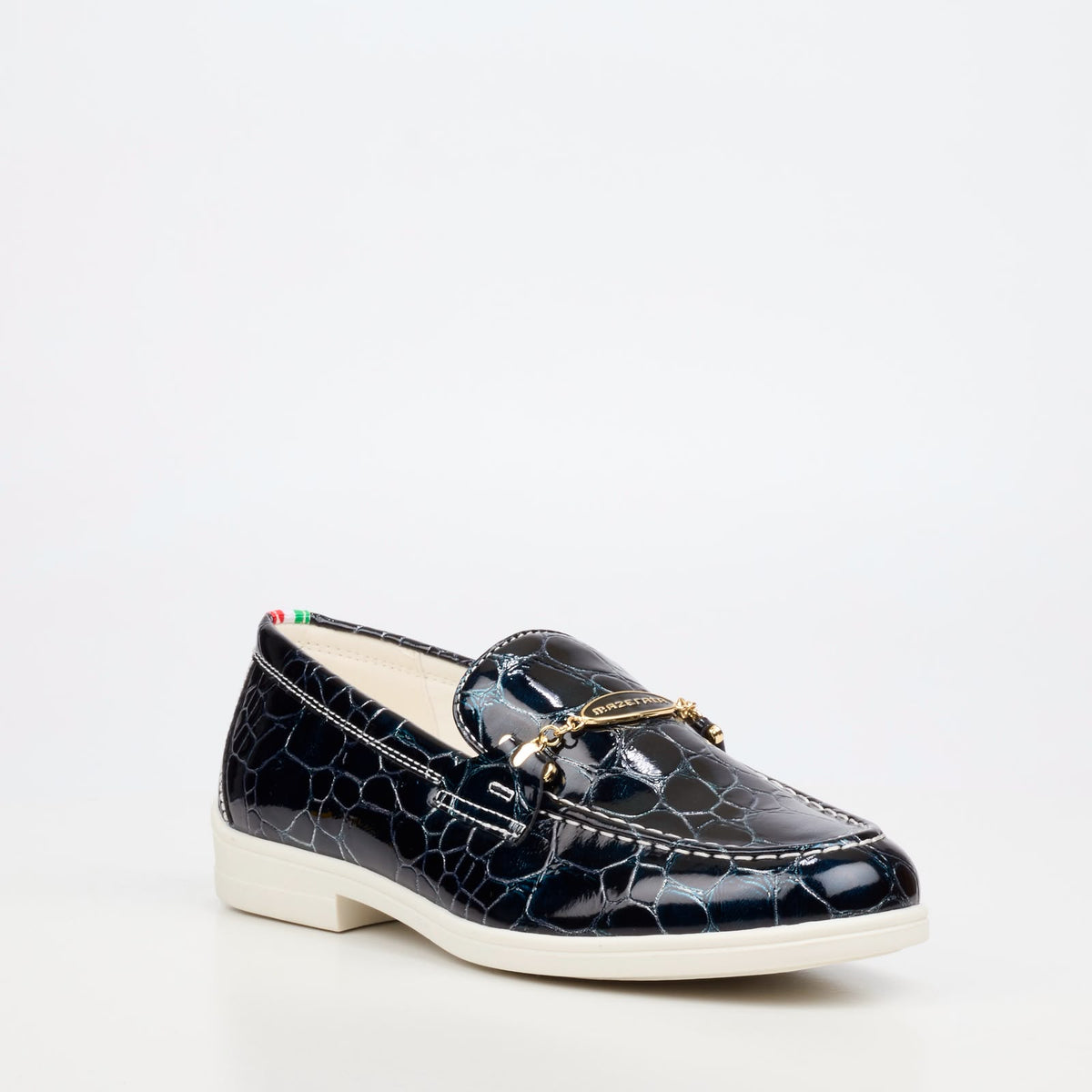 Mazerata Biter01 faux croc / faux patent men's shoe