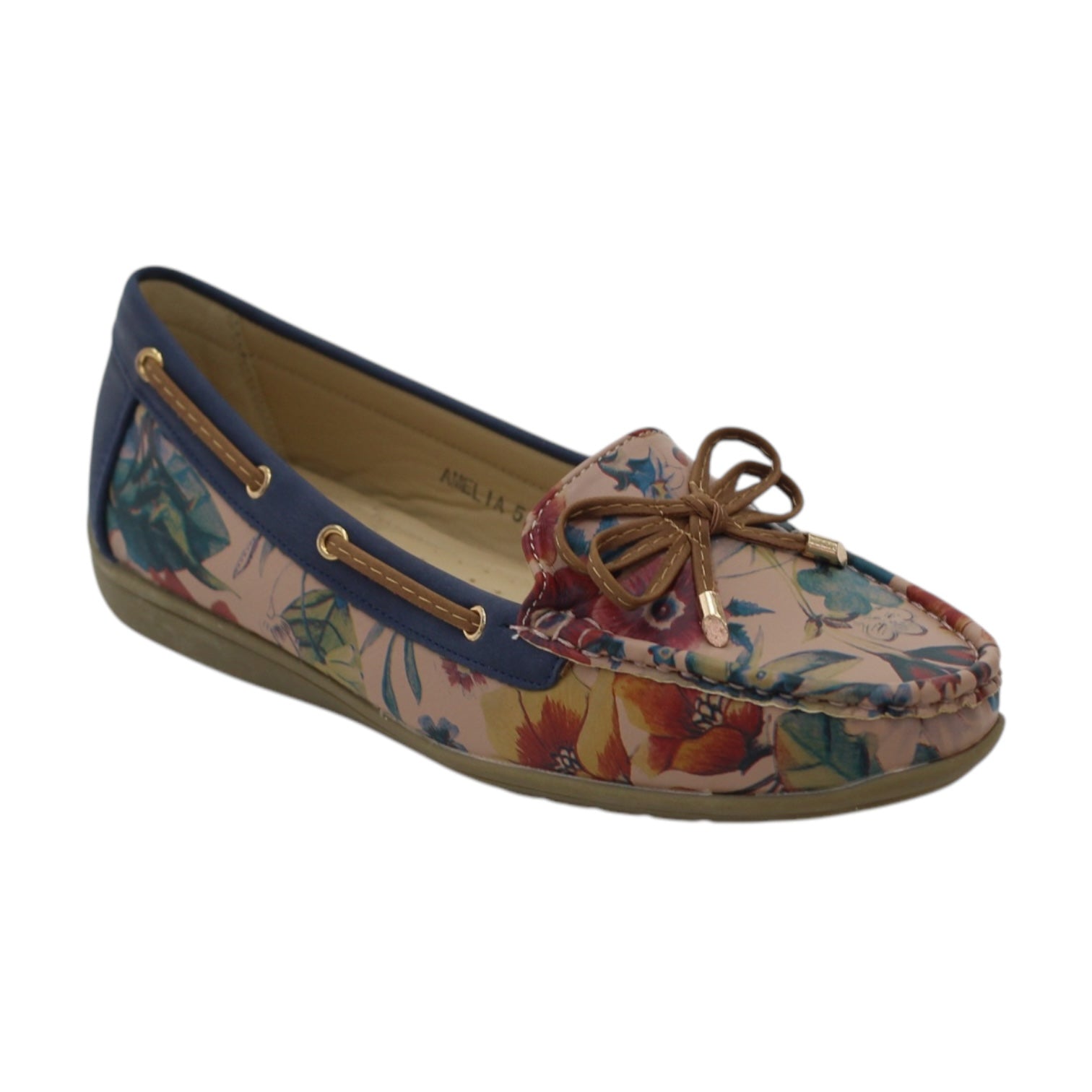 Amelia floral printed soft moc