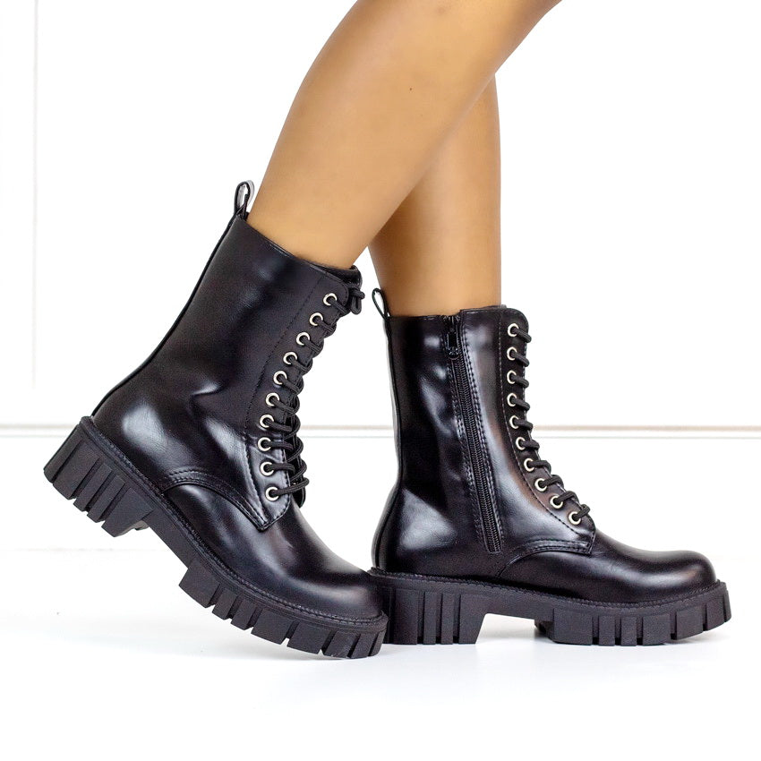 Jill lace up 880819 ankle boot black