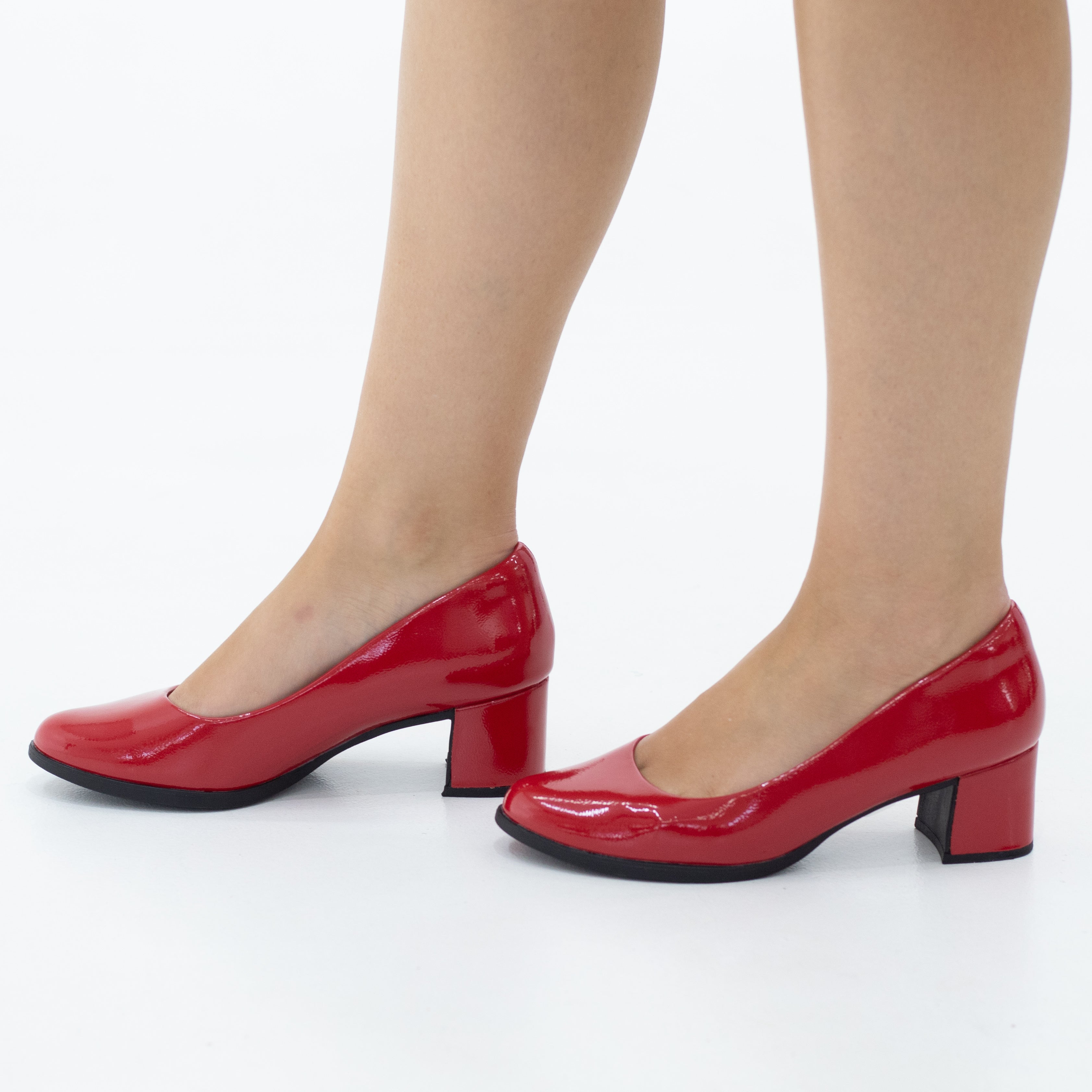 Tindra comfy 5.5cm heel patent court shoe