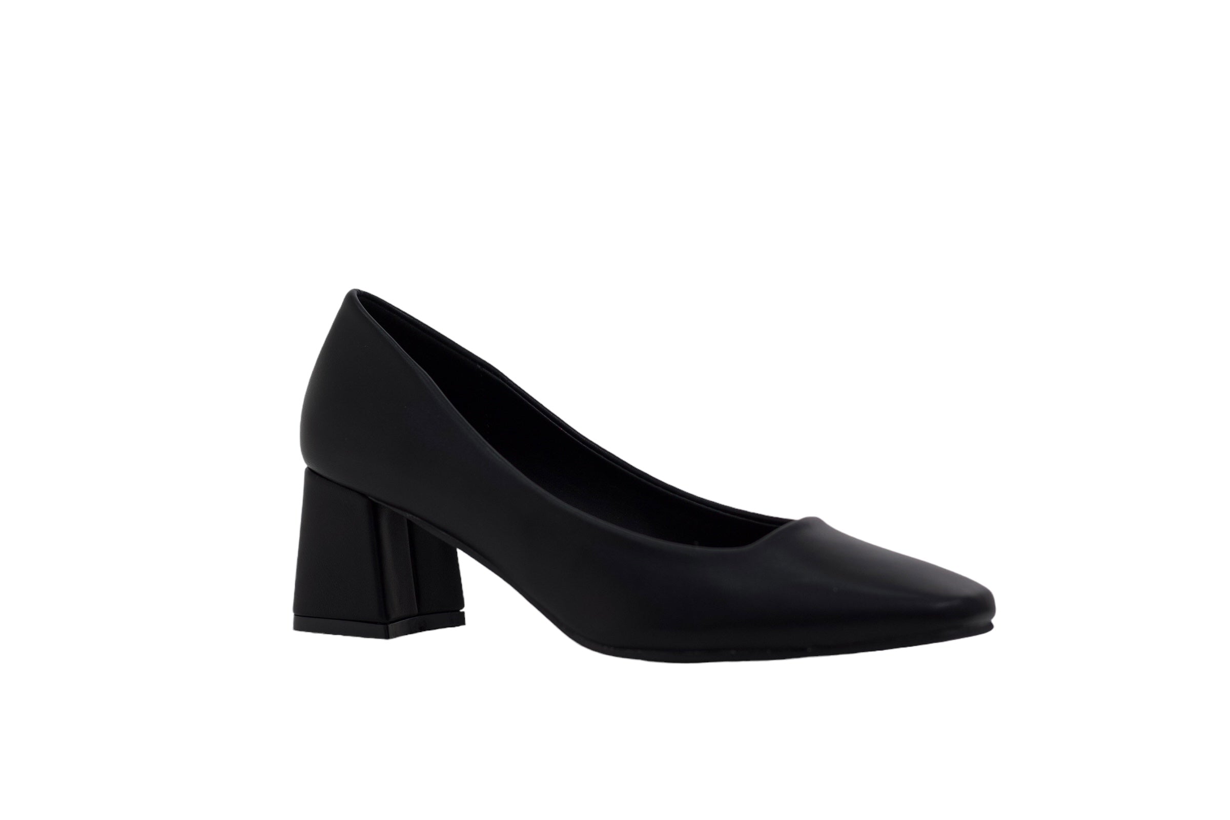 Wera comfort 5.5cm heel court shoe black