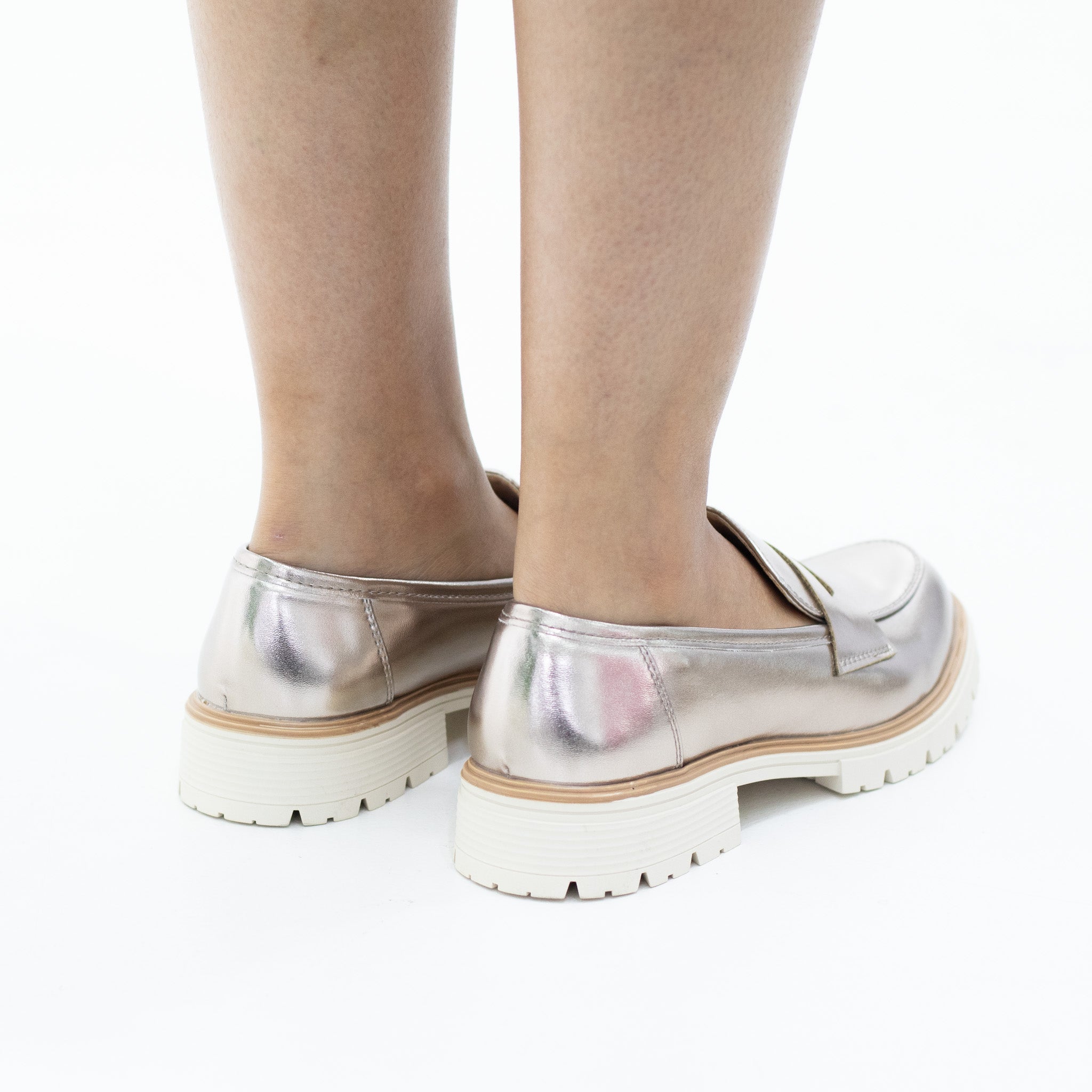 Larisa chuncky slip-on moc champagne