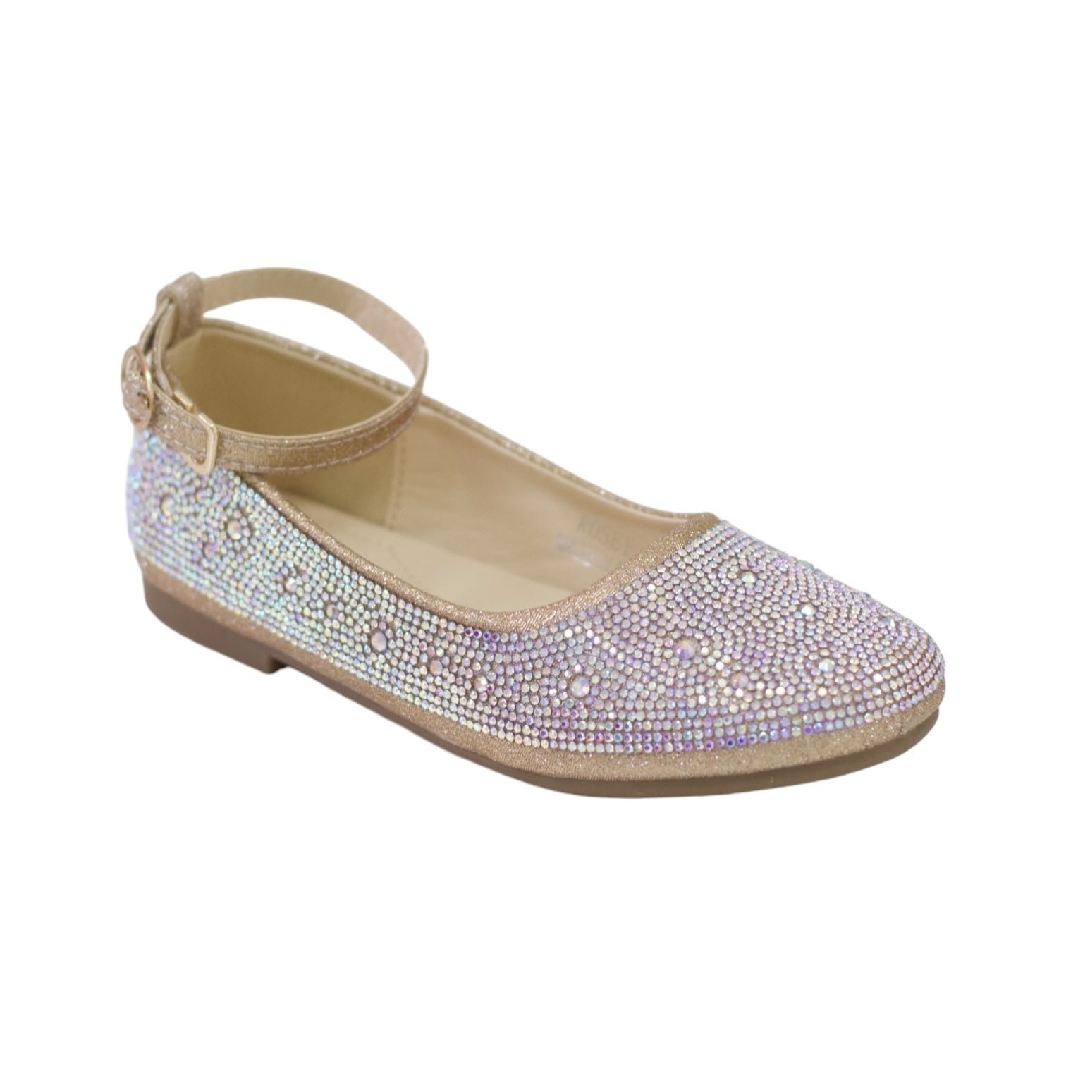 Rosey inf gls diamante ballarina champagne