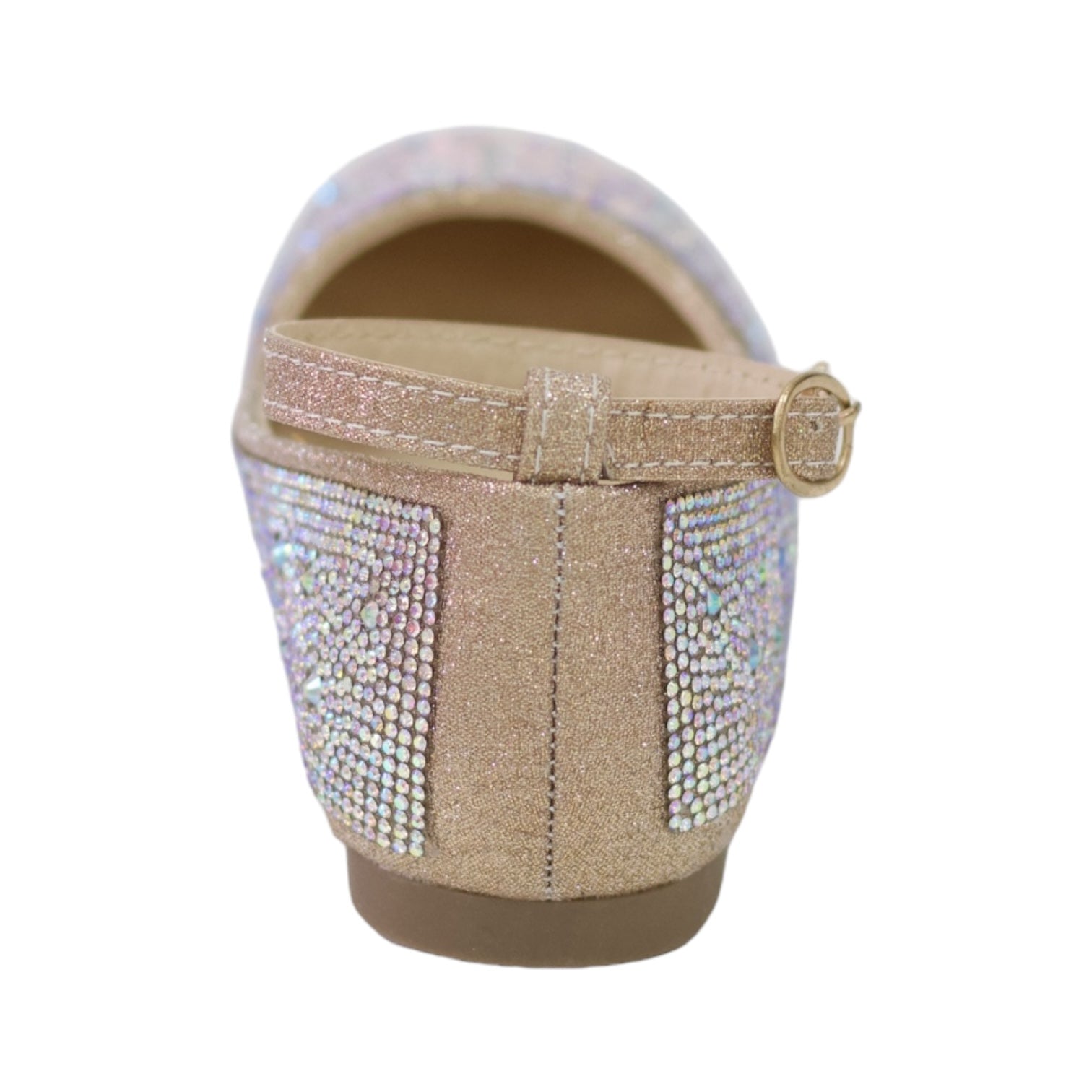 Rosey inf gls diamante ballarina champagne