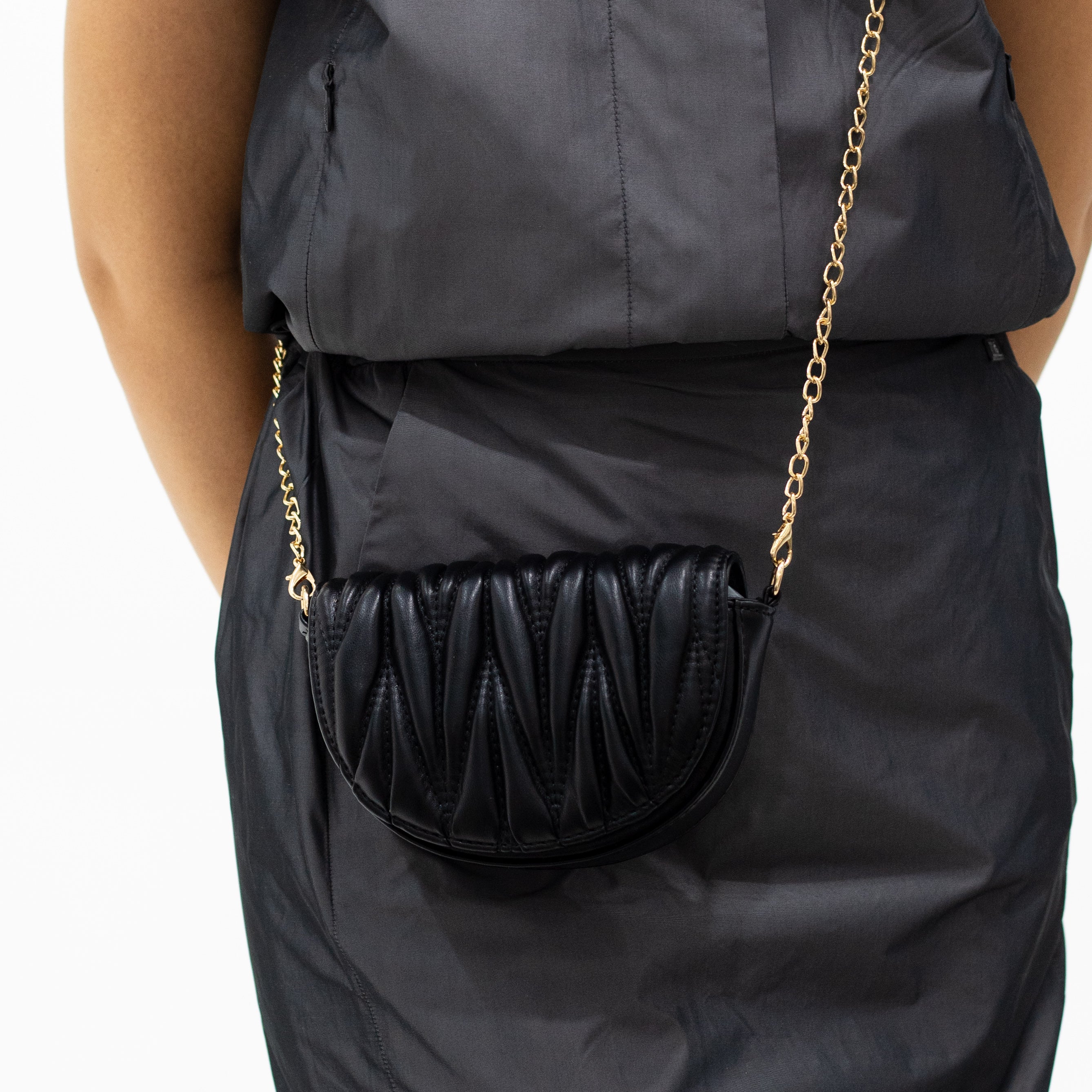 Corina quilted cross-body mini clutch-bag wallet