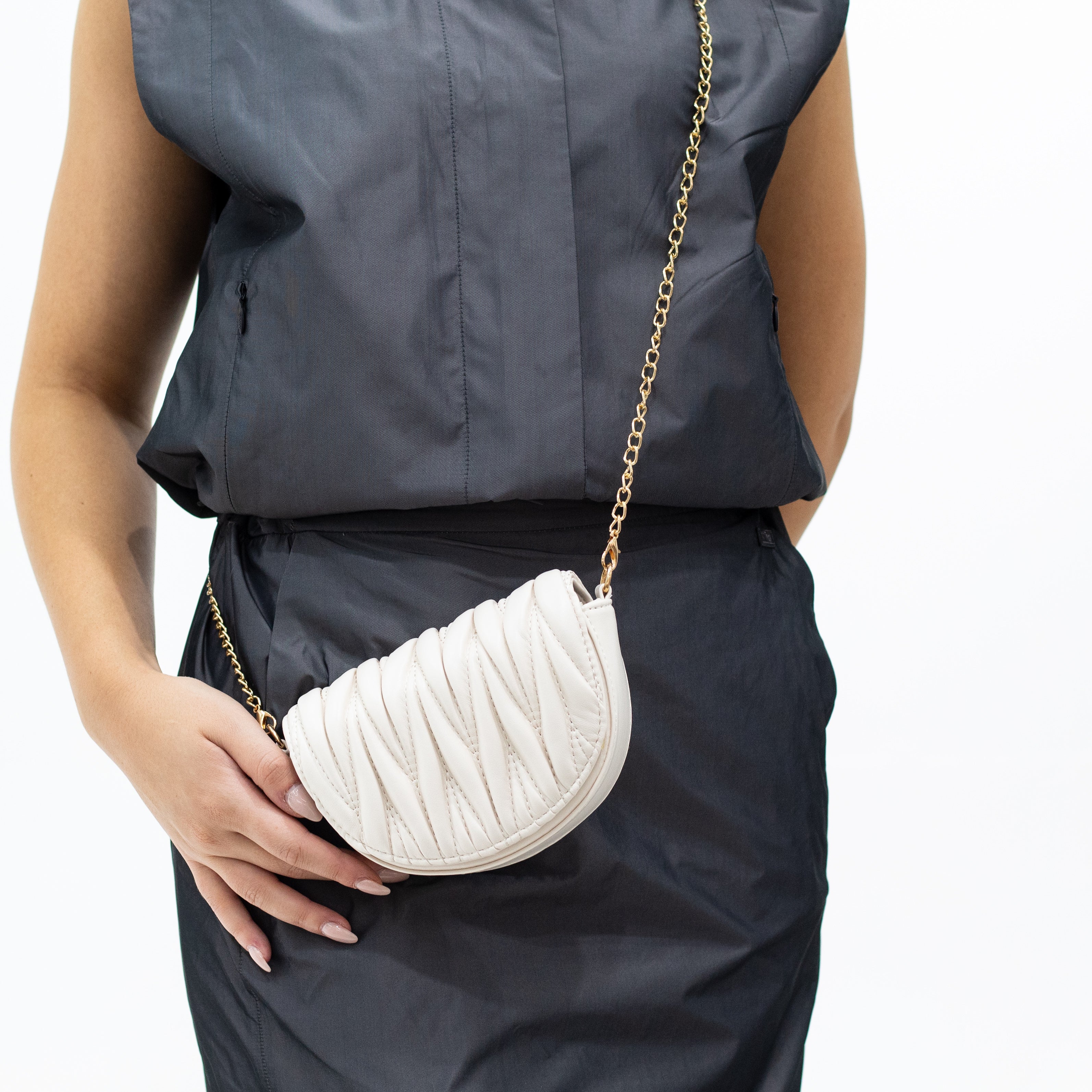 Corina quilted cross-body mini clutch-bag wallet