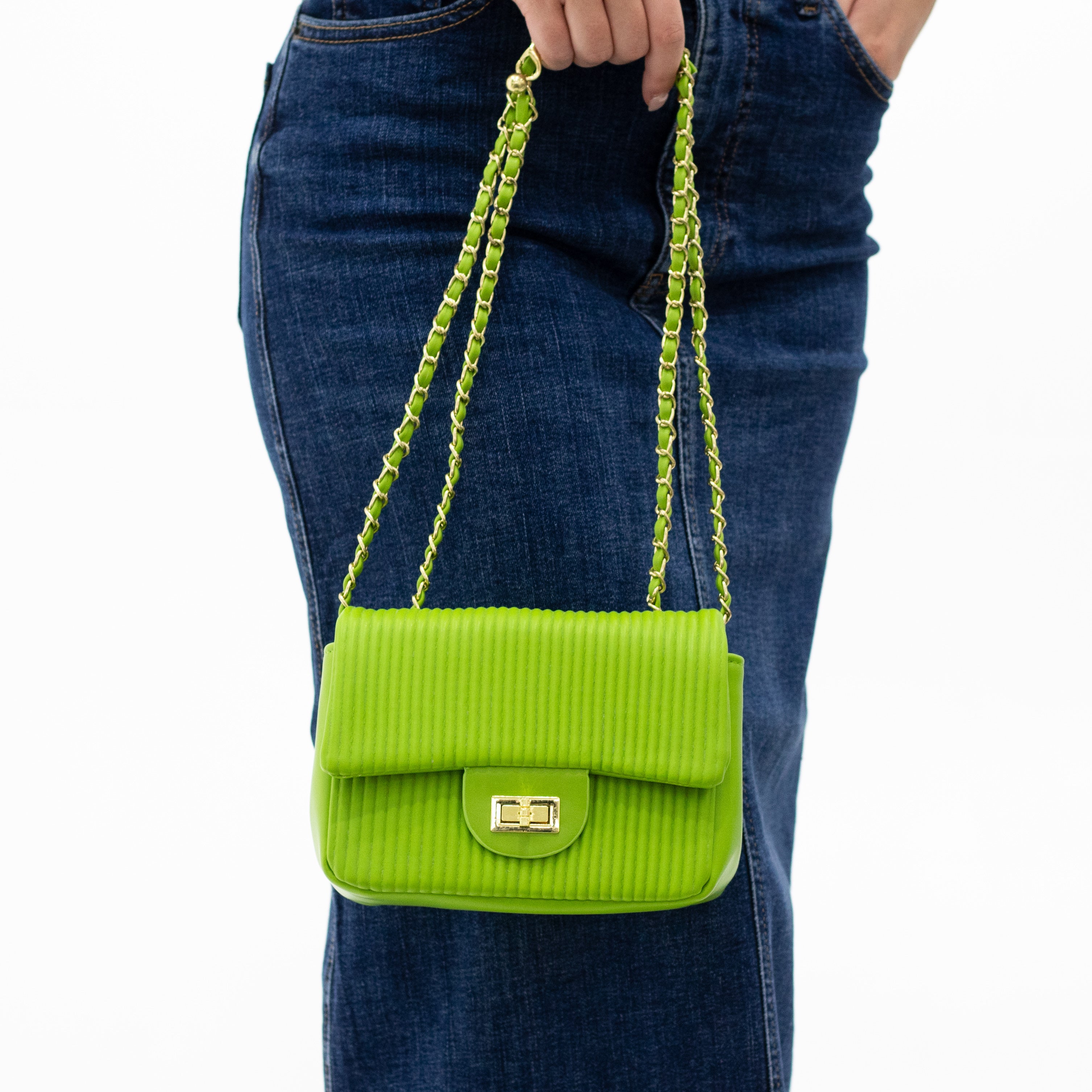 Nuna pleated mini cross-body bag