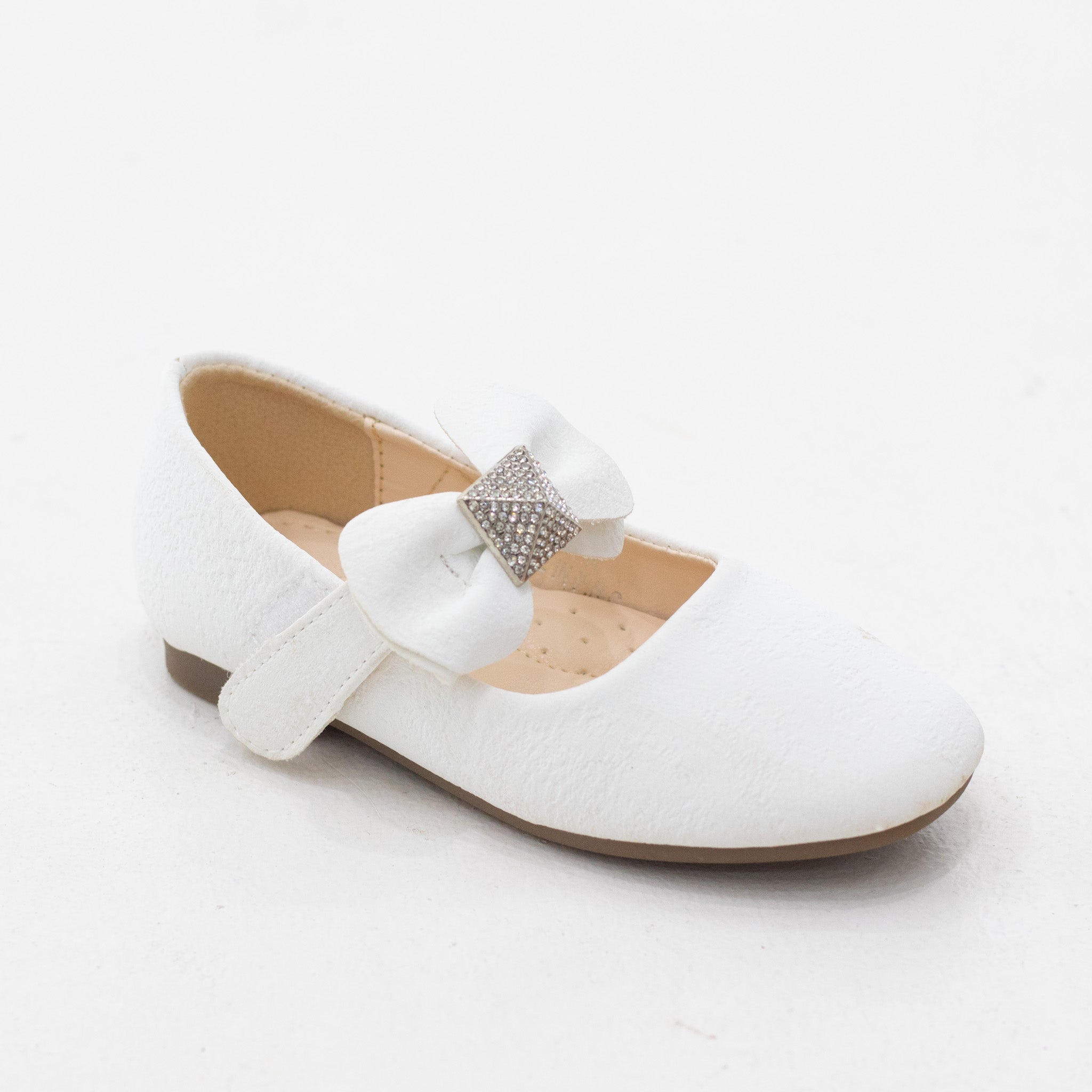 Thea girls dress pump with bow strap