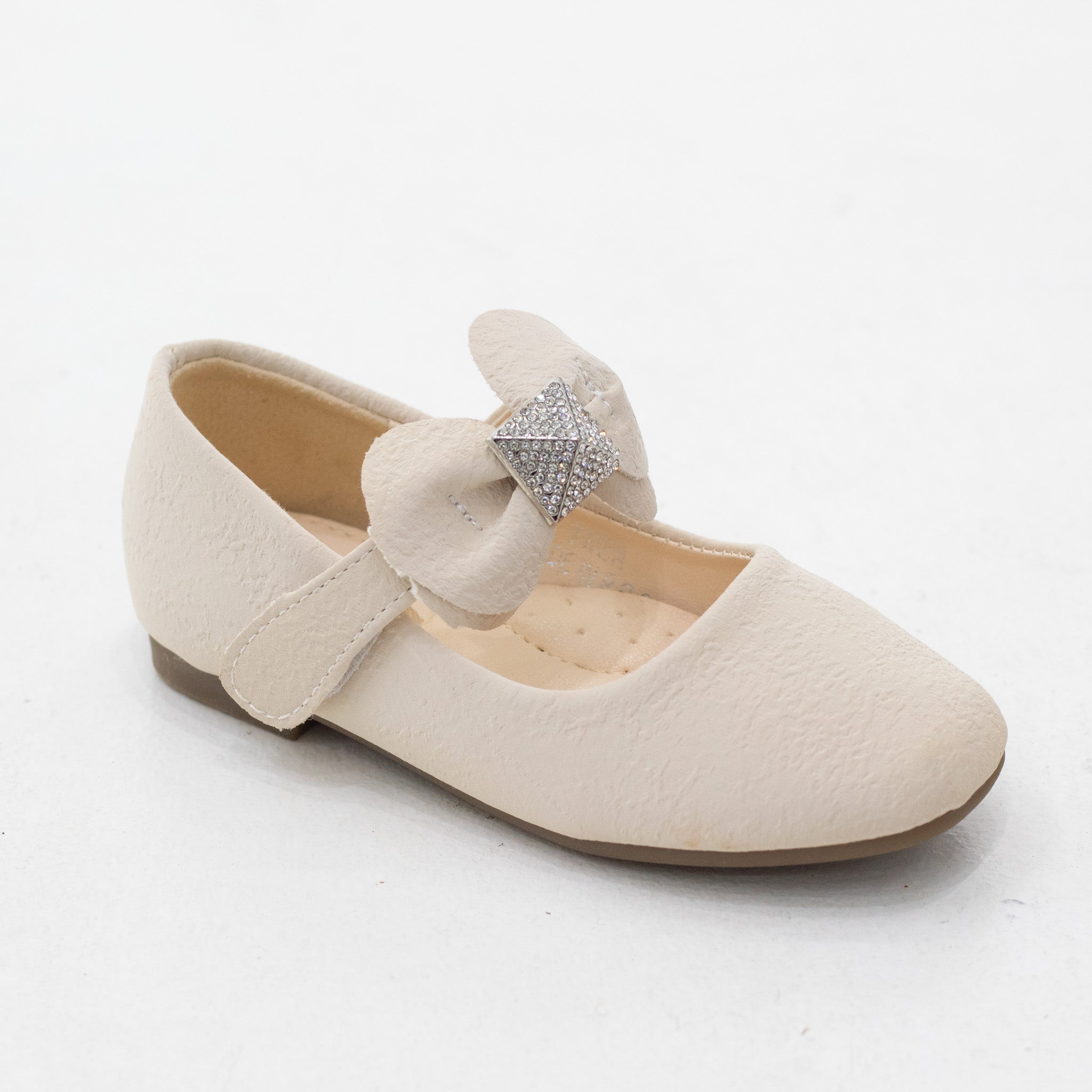 Thea girls dress pump with bow strap