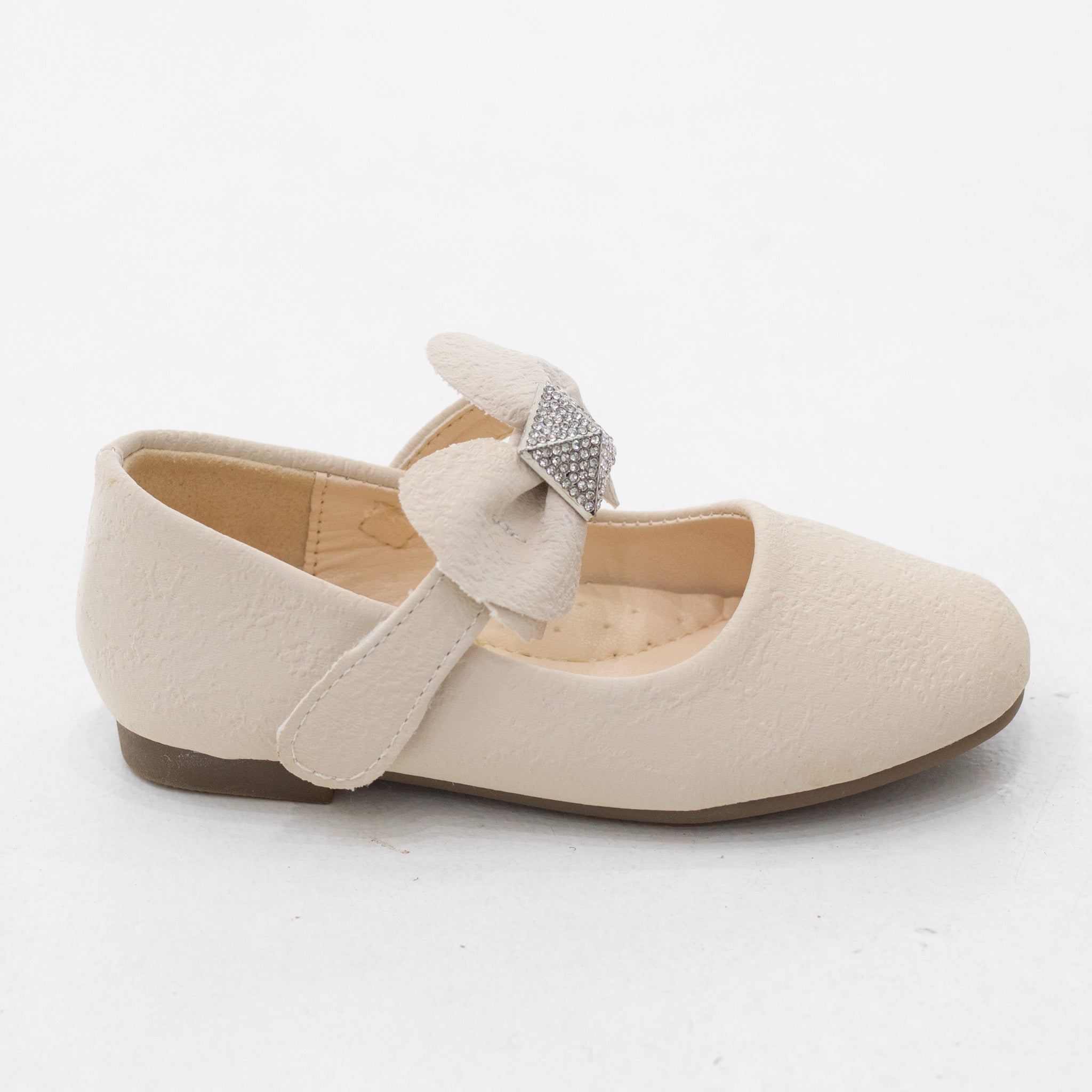 Thea girls dress pump with bow strap