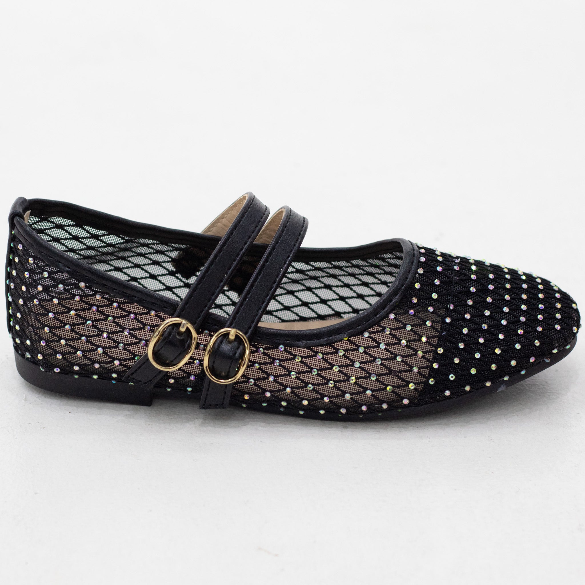 Saga girls dress mesh diamante detailed pump