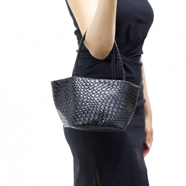 Ekanite woven bucket bag