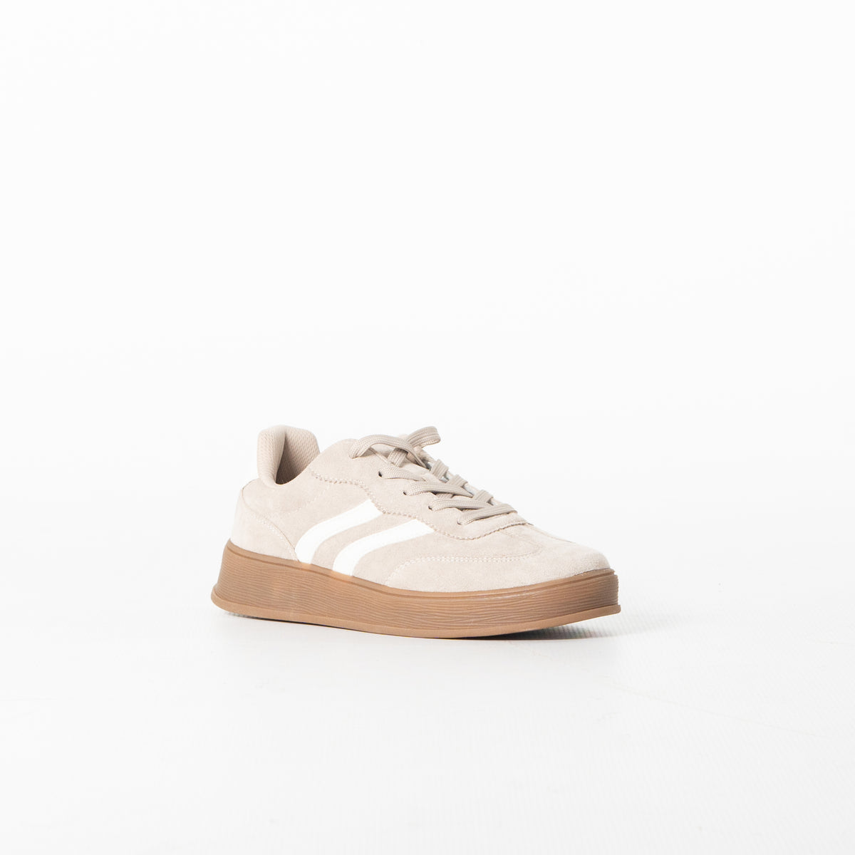 Habend women's chunky platform sneaker with contrast stripe detailing