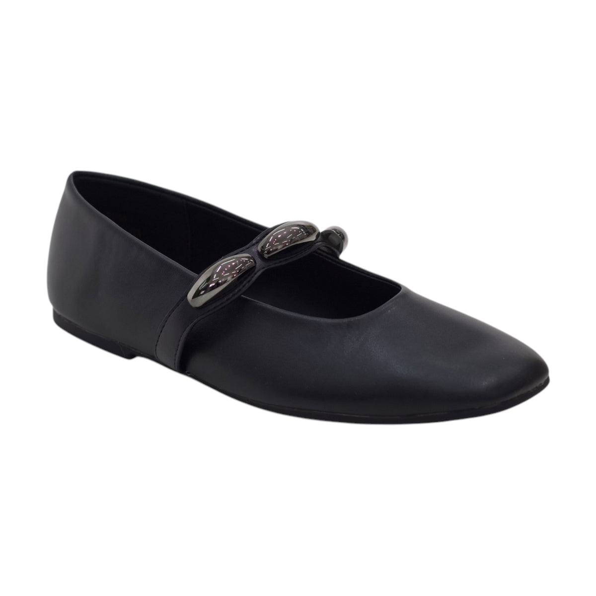 Kumo flat ballarina with gold trims pump shoe