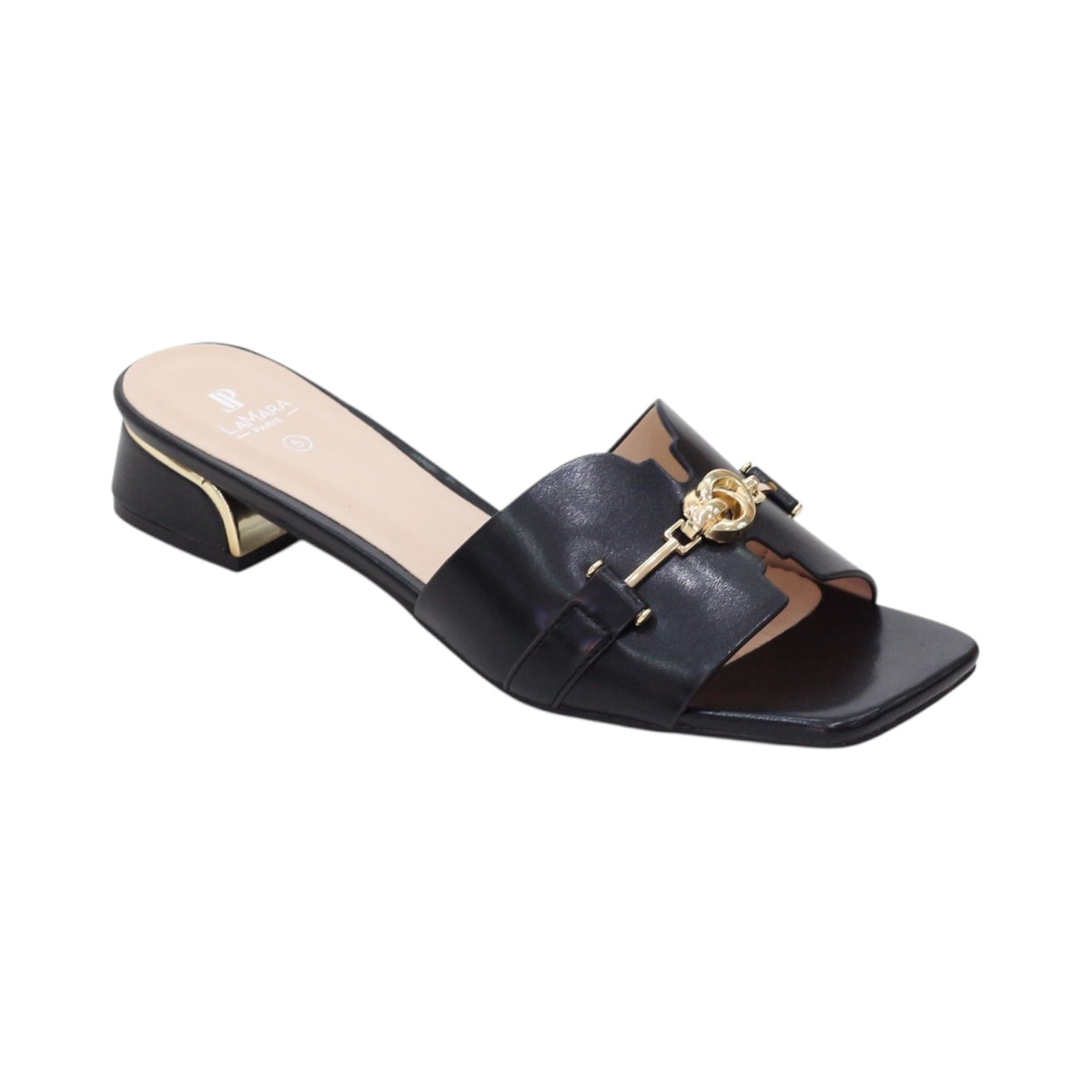 Jazz slide with trim 2.5 cm heel