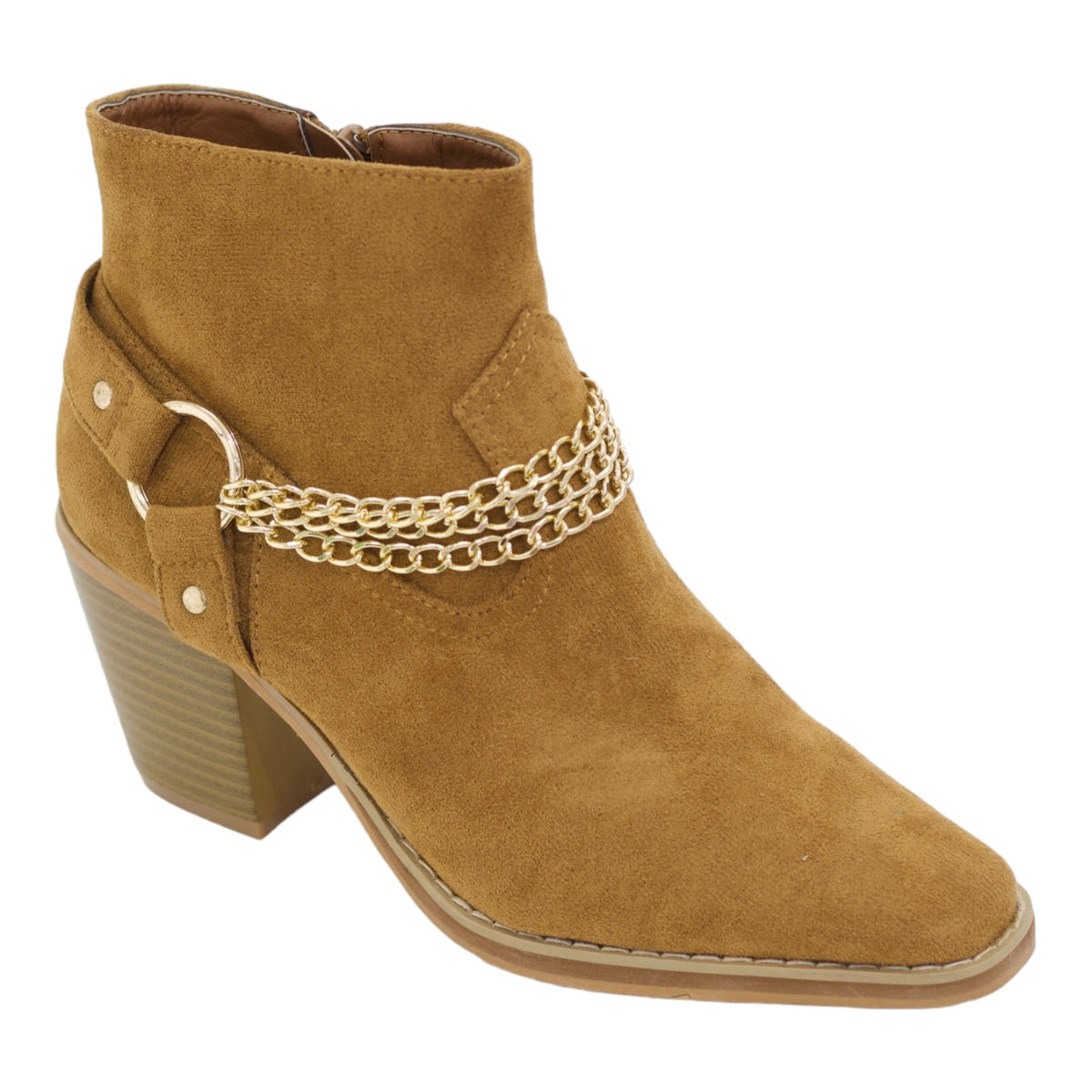 Dinsko chain detailed on 7.5cm heel camel